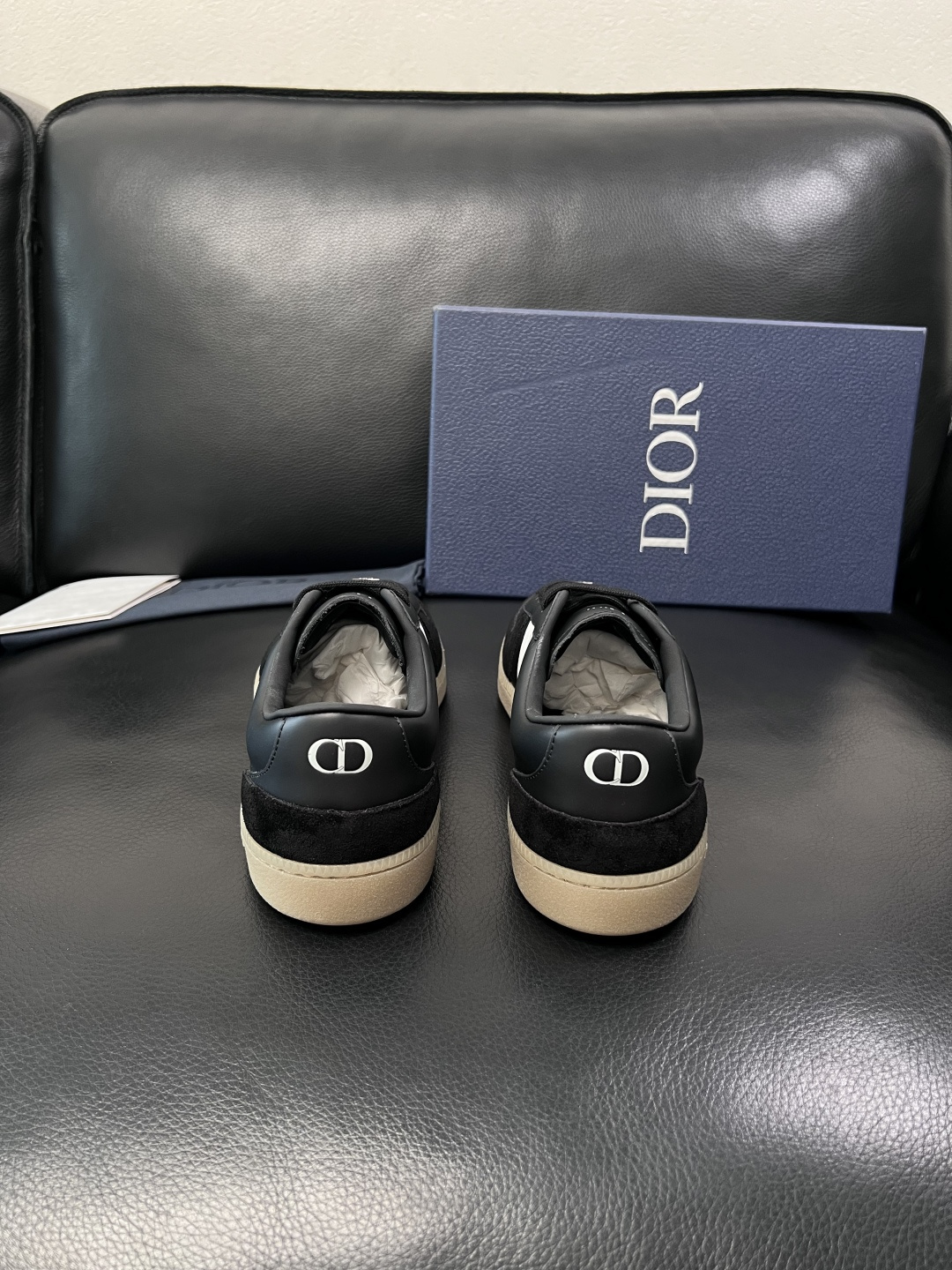 Dior 原單黑白拼接低幫運動鞋 經典休閒板鞋| 8 Dior 原單黑白拼接低幫運動鞋 經典休閒板鞋