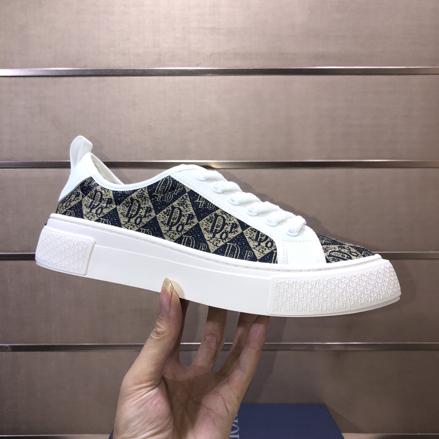 Dior A貨老花帆布低幫運動鞋 經典印花休閒款| 12 Dior A貨老花帆布低幫運動鞋 經典印花休閒款