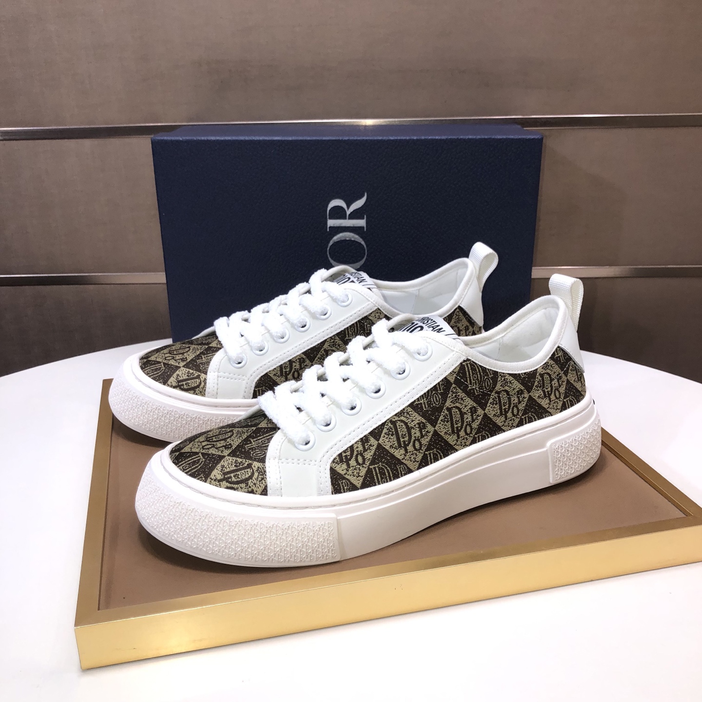 Dior 一比一白色老花低幫運動鞋 百搭休閒板鞋| 13 Dior 一比一白色老花低幫運動鞋 百搭休閒板鞋