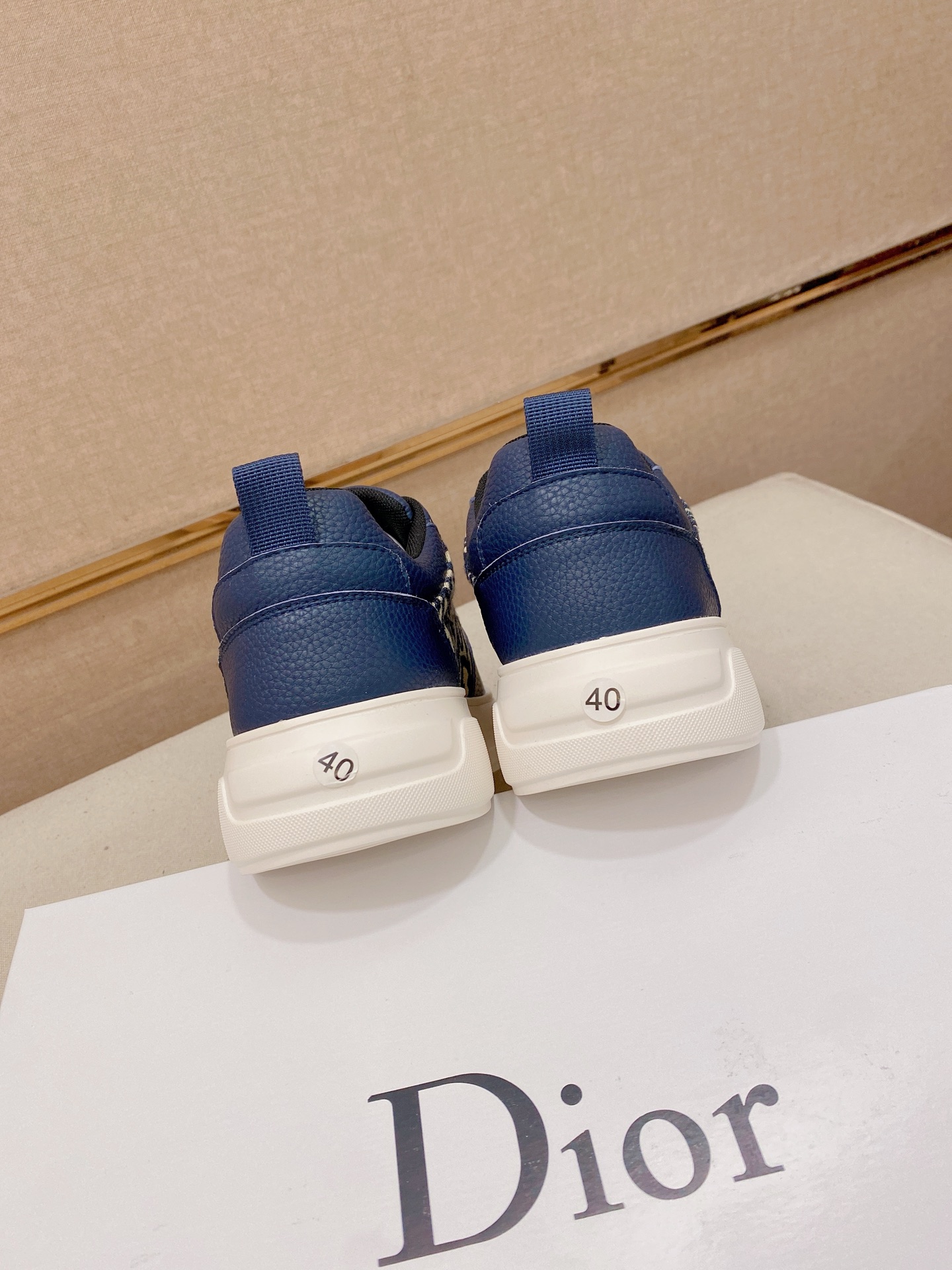 Dior 原單Oblique低筒帆布鞋 藍色老花休閒百搭款| 8 Dior 原單Oblique低筒帆布鞋 藍色老花休閒百搭款