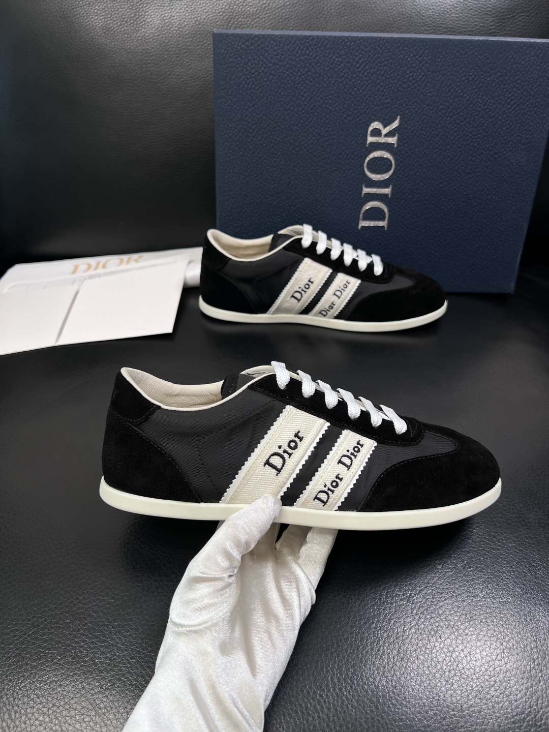 Dior 一比一印花帆布低幫休閒鞋 經典字母百搭板鞋| 12 Dior 一比一印花帆布低幫休閒鞋 經典字母百搭板鞋