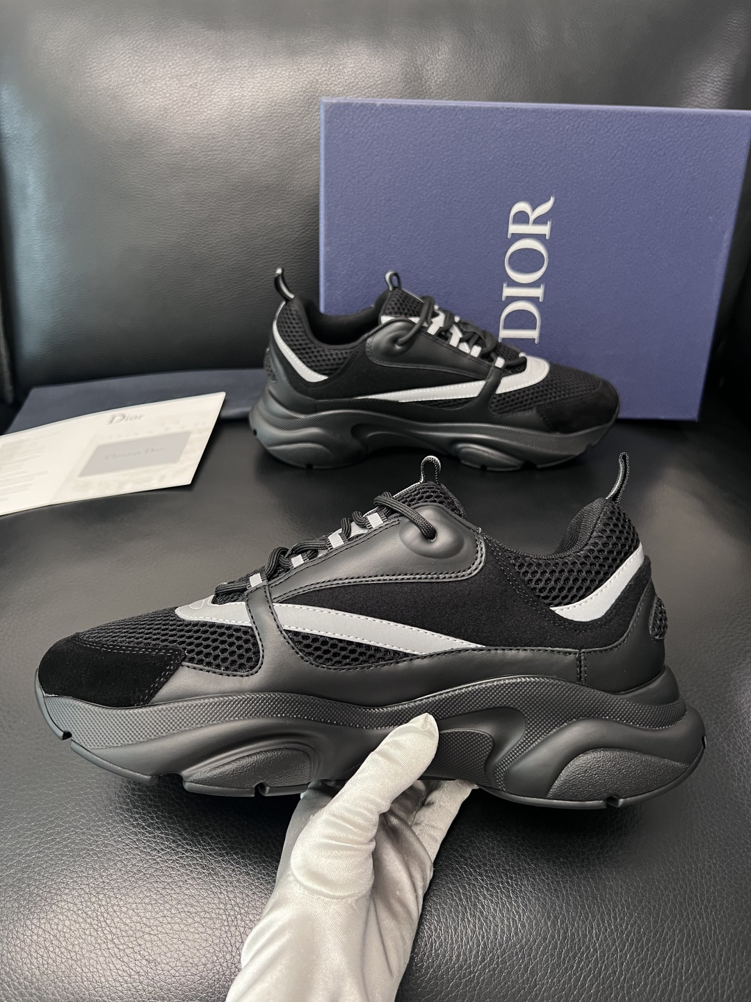 Dior 一比一厚底休閒運動鞋 拼接設計增高舒適款| 11 Dior 一比一厚底休閒運動鞋 拼接設計增高舒適款