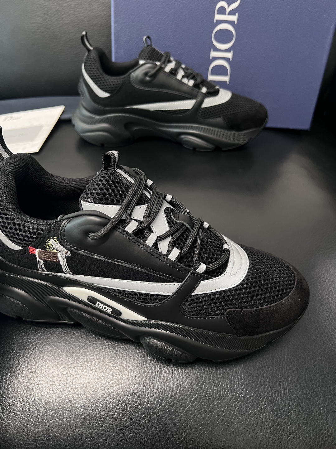 Dior 一比一厚底休閒運動鞋 拼接設計增高舒適款| 10 Dior 一比一厚底休閒運動鞋 拼接設計增高舒適款