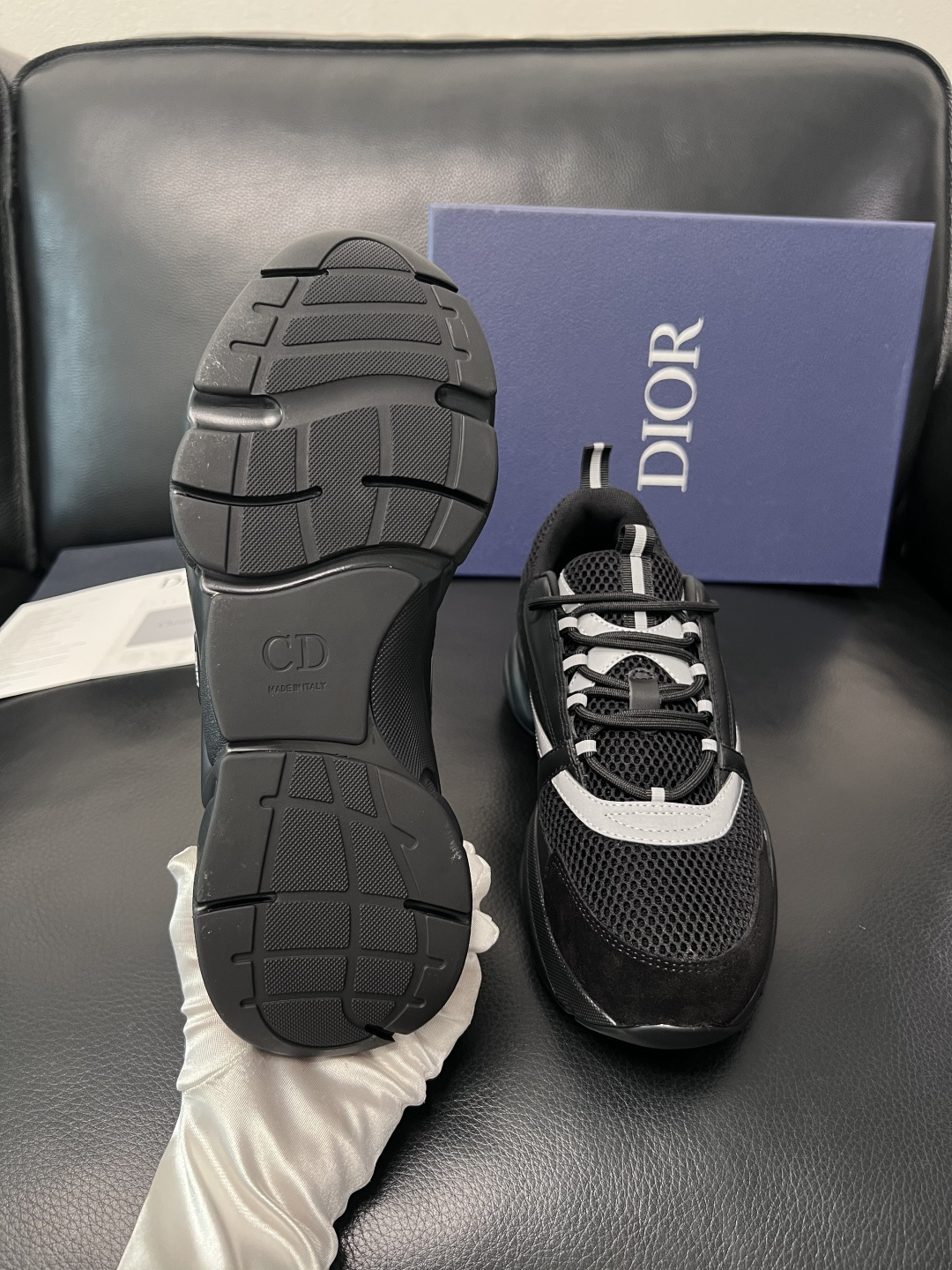 Dior 一比一厚底休閒運動鞋 拼接設計增高舒適款| 7 Dior 一比一厚底休閒運動鞋 拼接設計增高舒適款