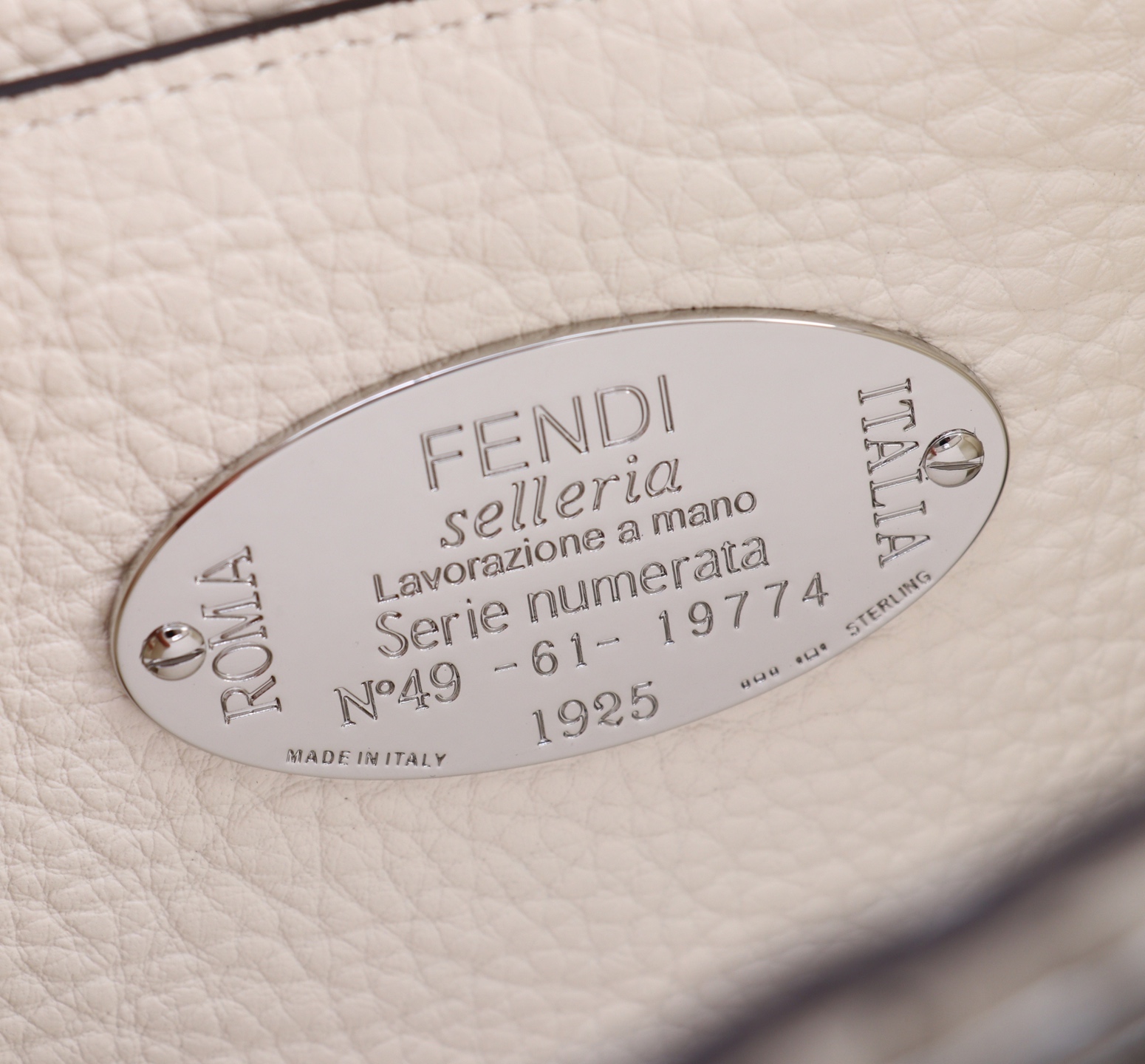 Fendi 復刻 Peekaboo 中號手提包 奶油白附內袋| 8 Fendi 復刻 Peekaboo 中號手提包 奶油白附內袋