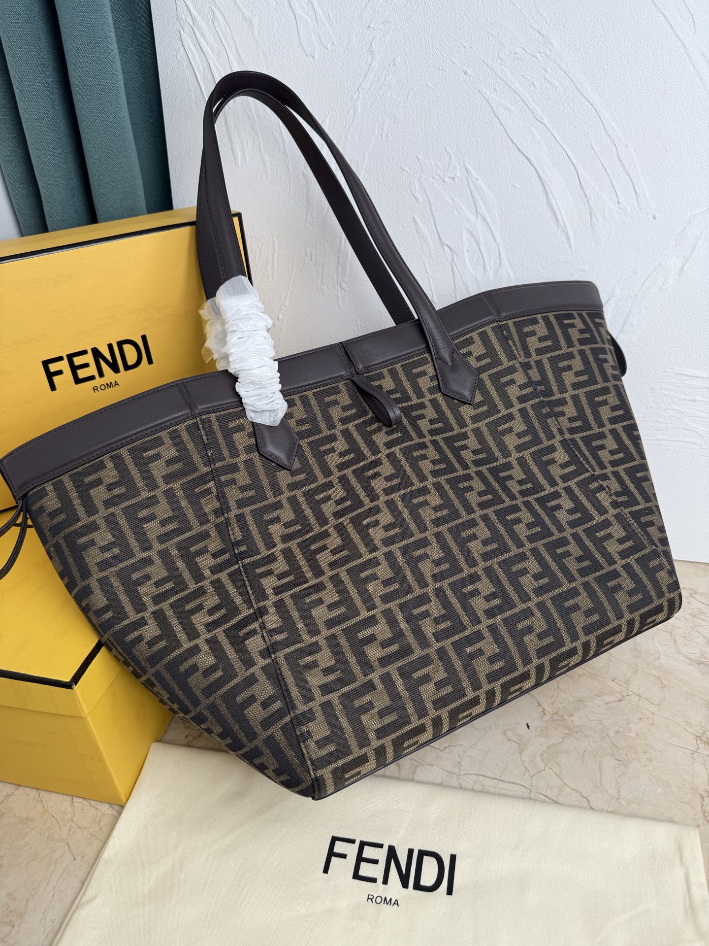 Fendi原單Origami系列托特包 FF老花側背大包| 14 Fendi原單Origami系列托特包 FF老花側背大包