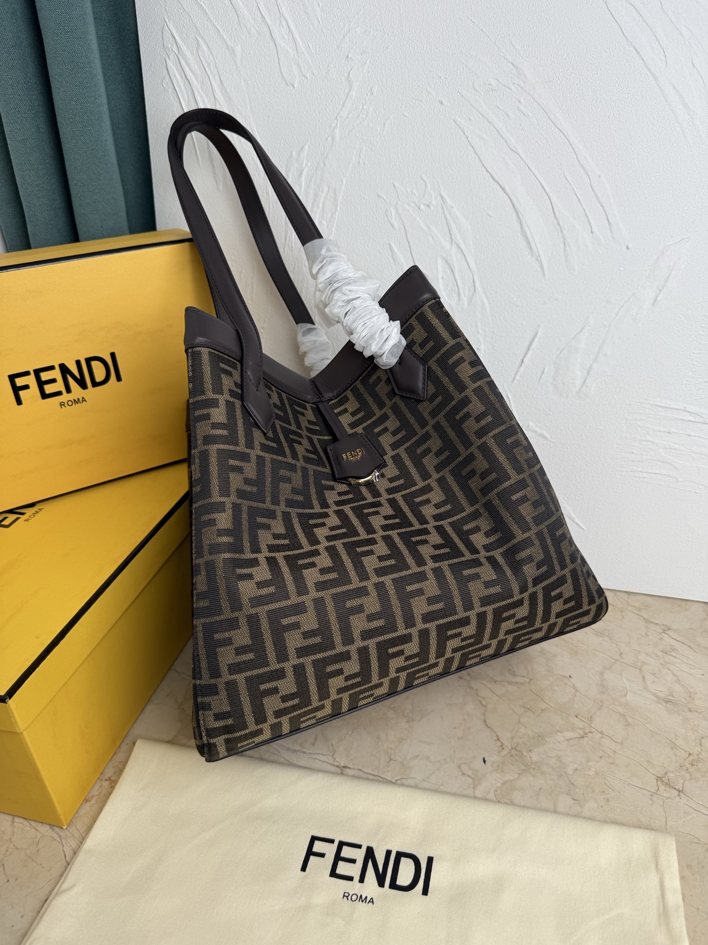 Fendi原單Origami系列托特包 FF老花側背大包| 13 Fendi原單Origami系列托特包 FF老花側背大包
