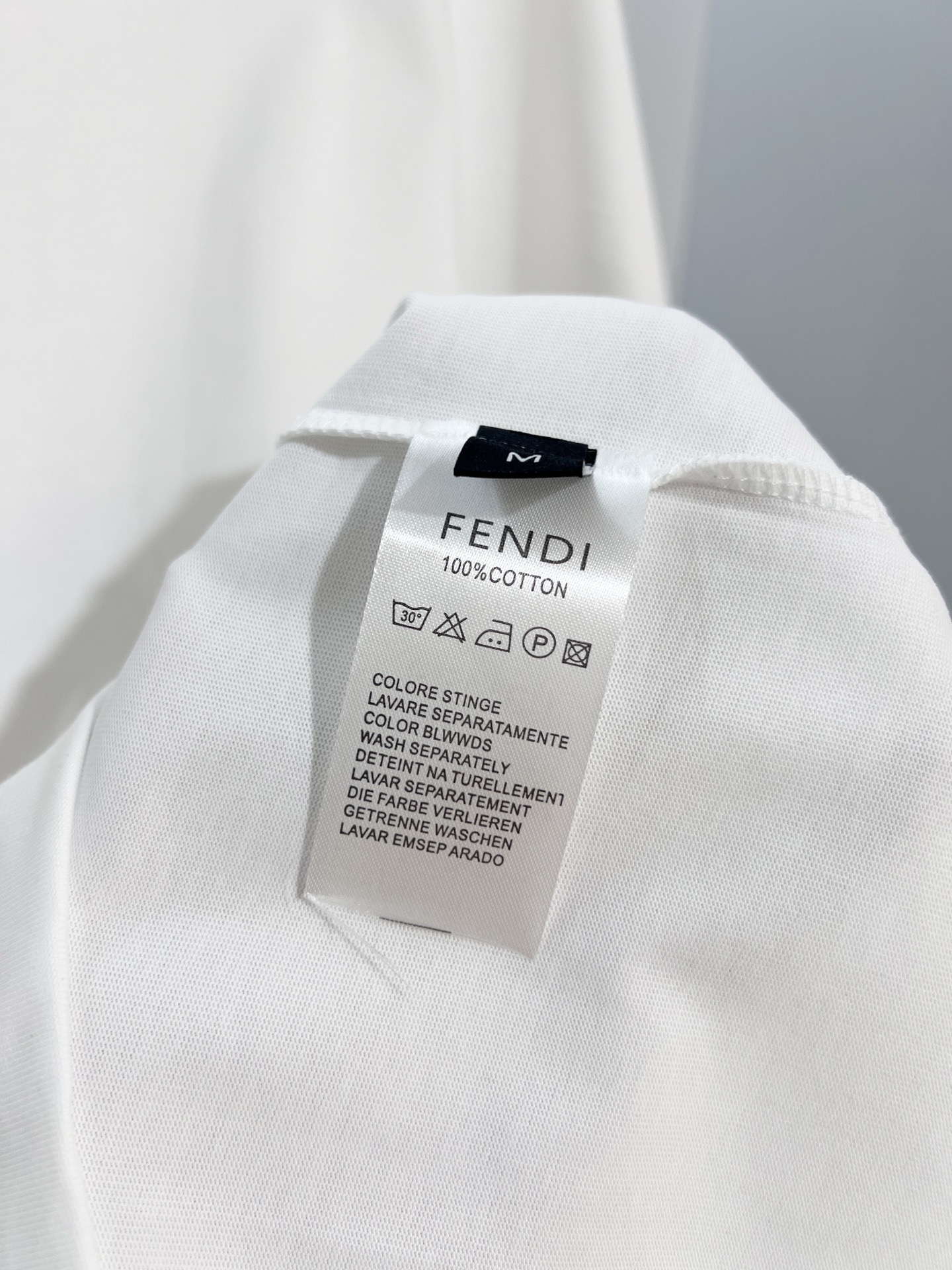 FENDI高仿小怪獸刺繡短袖T恤寬鬆休閒百搭款| 7 FENDI高仿小怪獸刺繡短袖T恤寬鬆休閒百搭款