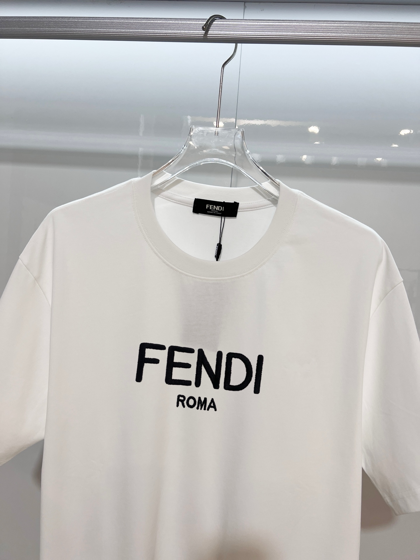 FENDI高仿ROMA字母純棉短袖T恤潮流休閒款| 10 FENDI高仿ROMA字母純棉短袖T恤潮流休閒款