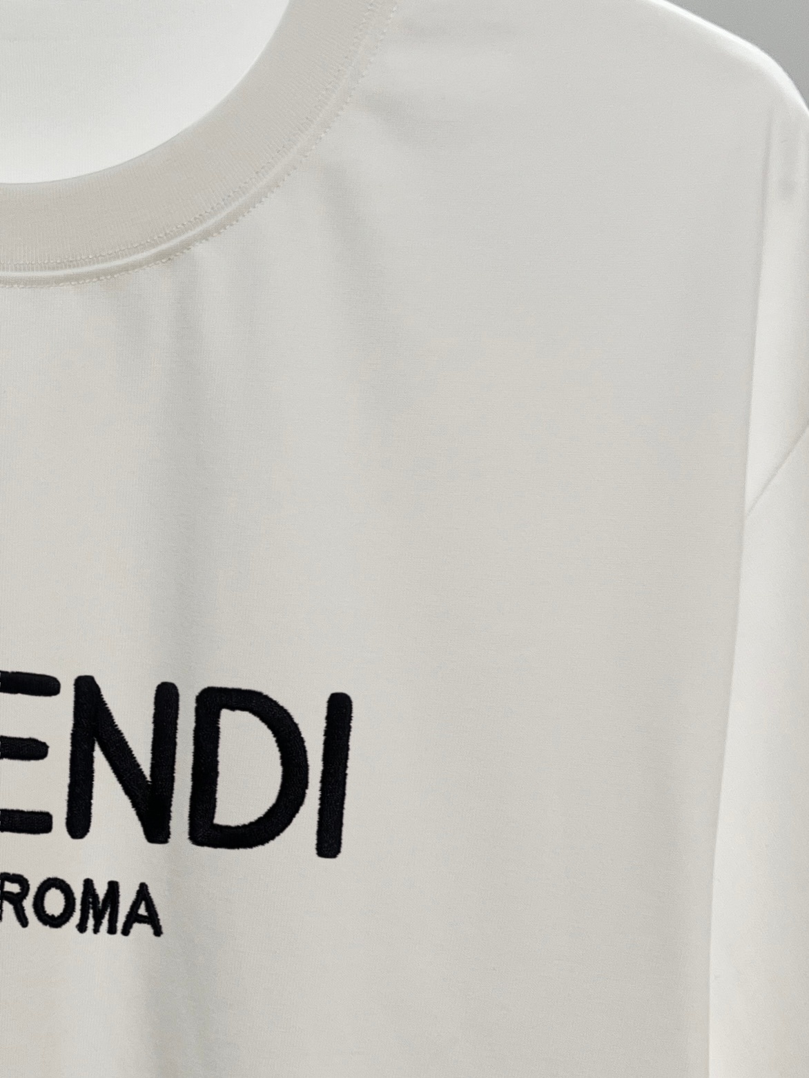 FENDI高仿ROMA字母純棉短袖T恤潮流休閒款| 8 FENDI高仿ROMA字母純棉短袖T恤潮流休閒款