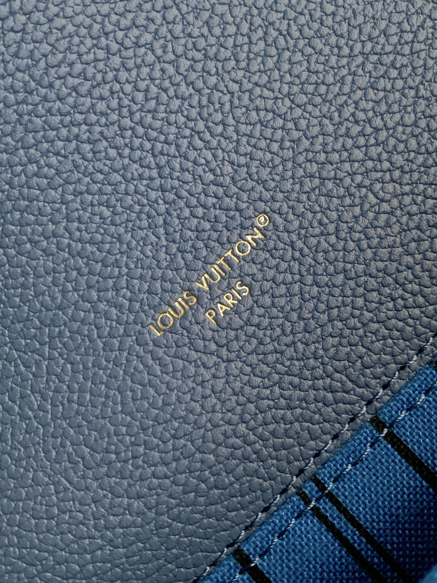 LV高仿藍色壓紋Pochette Metis郵差包女包| 7 LV高仿藍色壓紋Pochette Metis郵差包女包