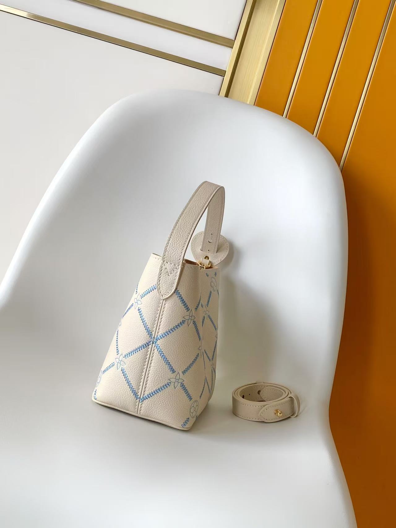 LV高仿刺繡Monogram水桶包 法式單肩斜背包| 14 LV高仿刺繡Monogram水桶包 法式單肩斜背包