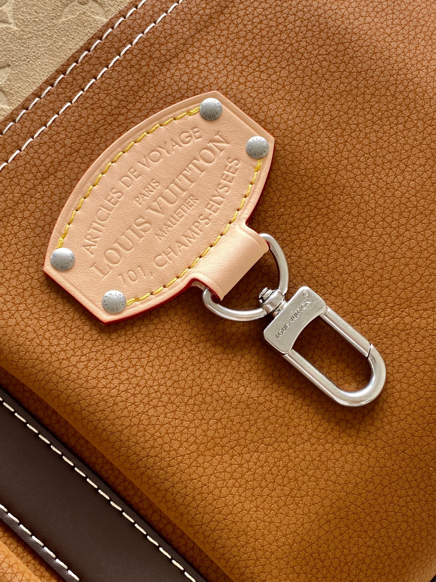 LV原單 Keepall Bandoulière 麂皮拼接旅行袋 Monogram 大容量手提斜背包| 9 LV原單 Keepall Bandoulière 麂皮拼接旅行袋 Monogram 大容量手提斜背包