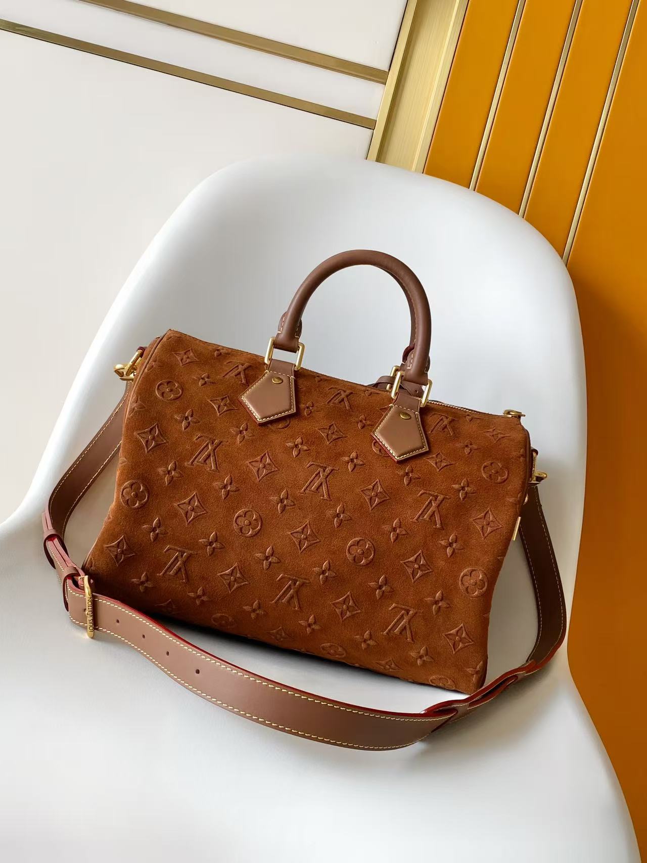 LV一比一 Speedy P9 麂皮 Monogram 手提包 女士肩背斜背精品包| 13 LV一比一 Speedy P9 麂皮 Monogram 手提包 女士肩背斜背精品包