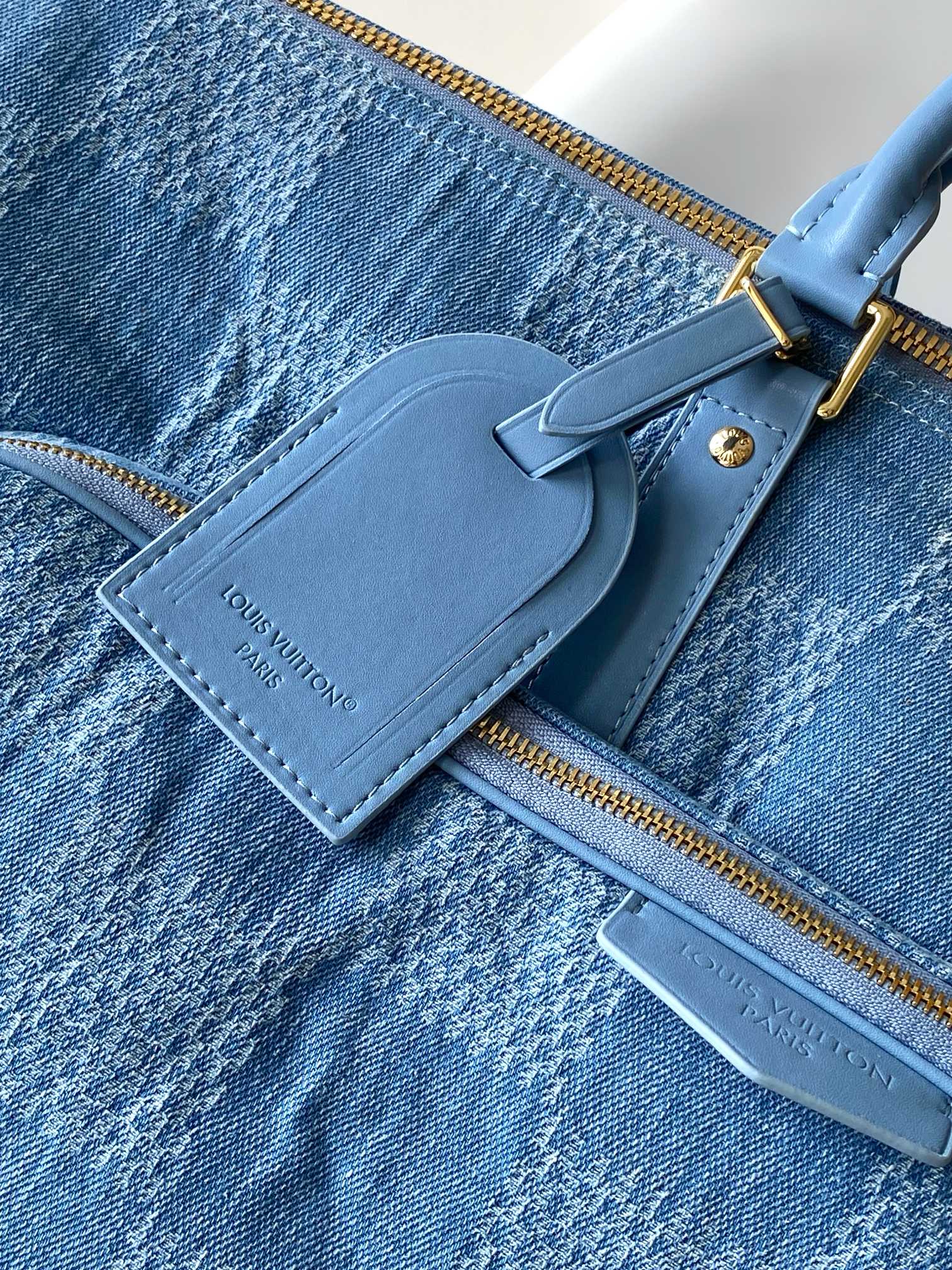 LVA貨 Damier Denim 牛仔棋盤格 Keepall 旅行袋 大容量手提行李包| 11 LVA貨 Damier Denim 牛仔棋盤格 Keepall 旅行袋 大容量手提行李包