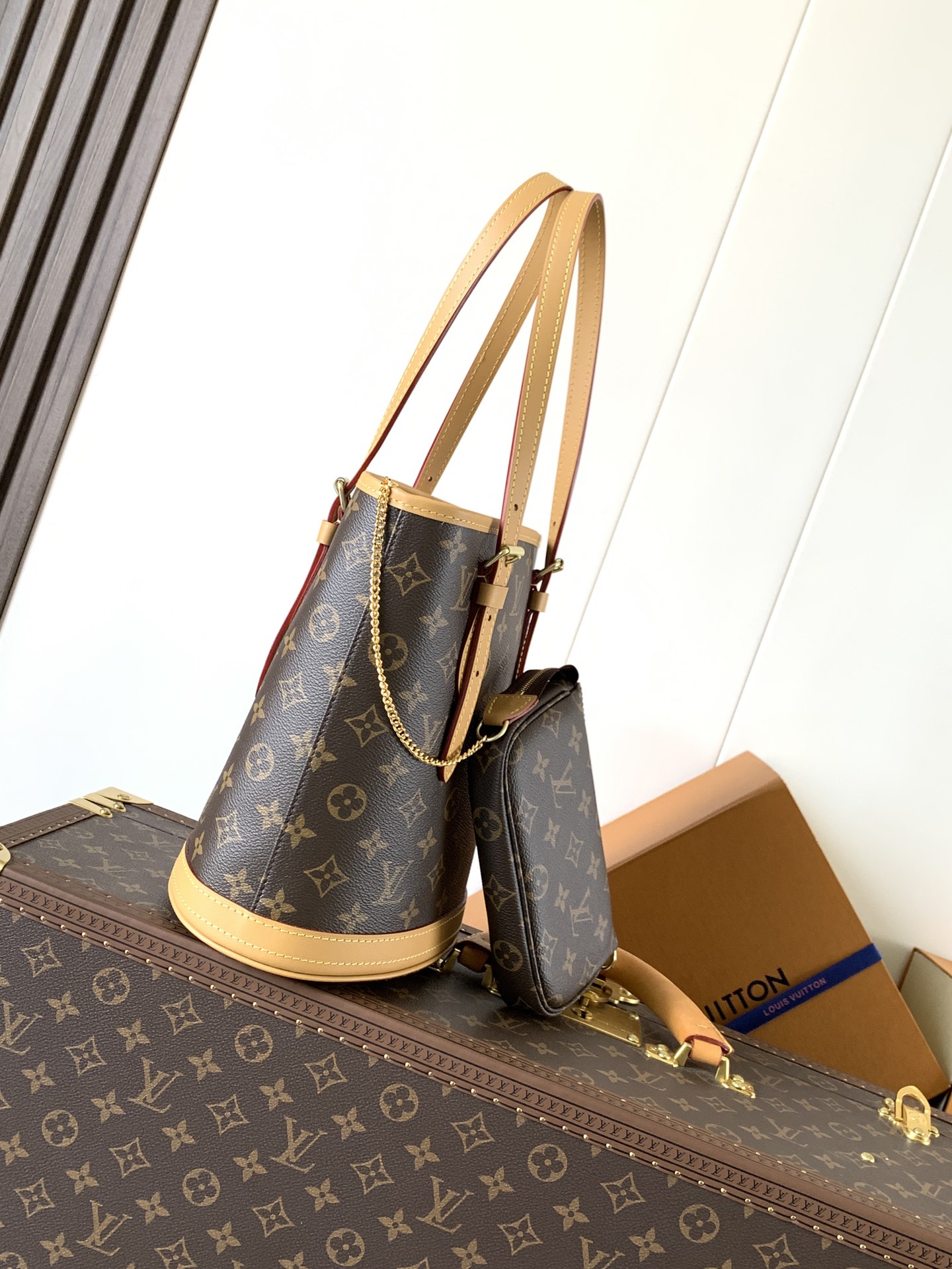 LV A貨 Monogram Bucket經典水桶托特包| 13 LV A貨 Monogram Bucket經典水桶托特包