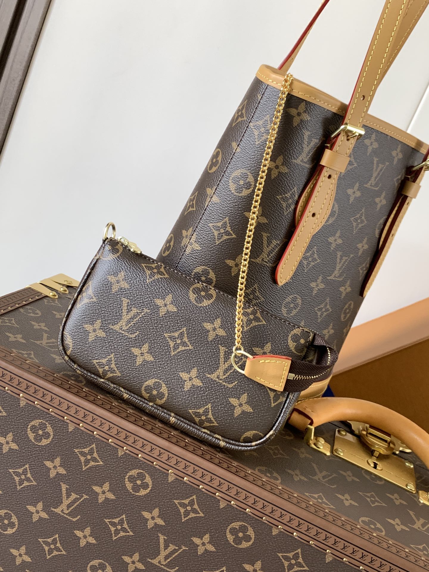 LV A貨 Monogram Bucket經典水桶托特包| 11 LV A貨 Monogram Bucket經典水桶托特包