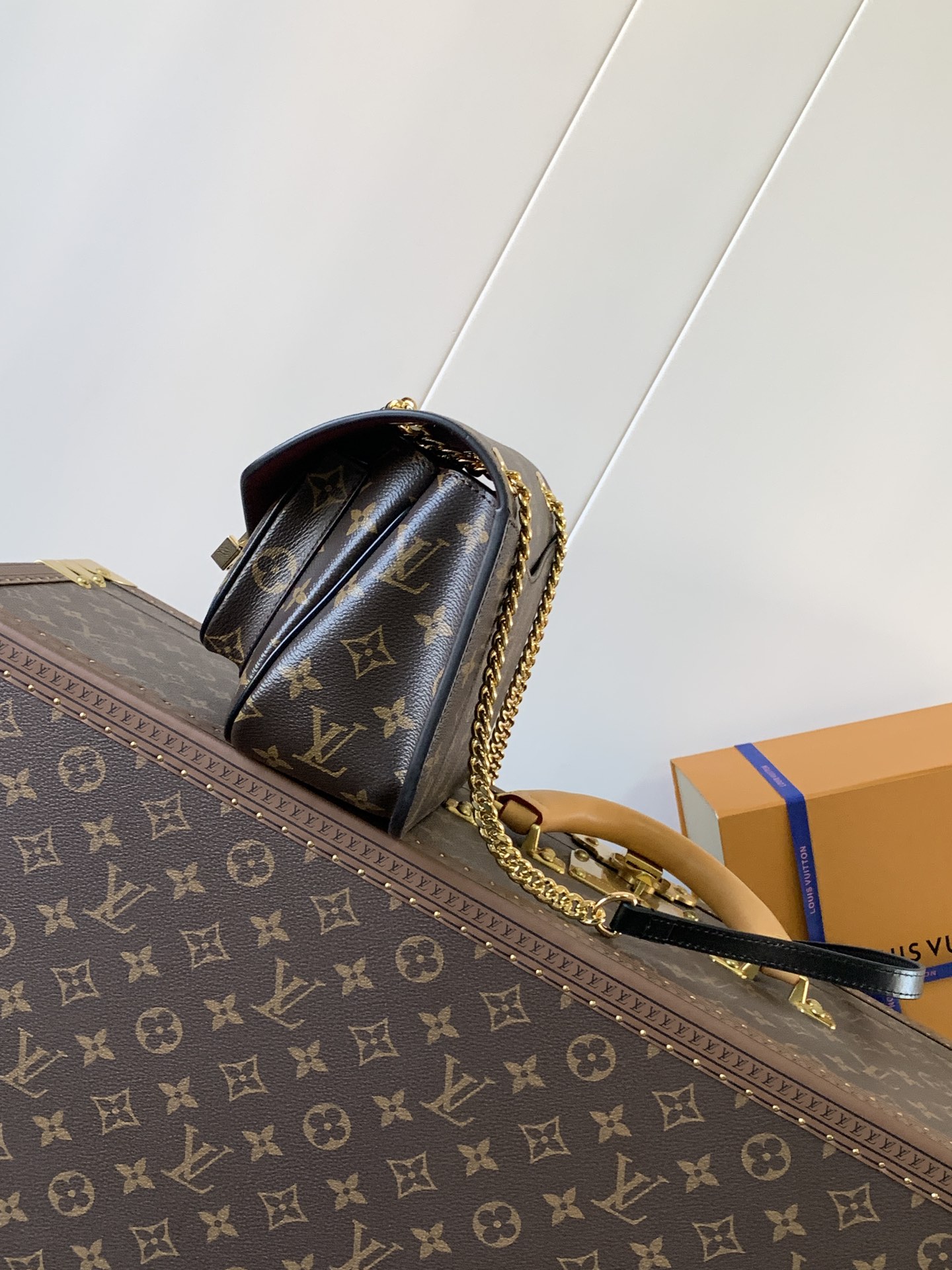 LV 高仿 Monogram 黑色 Twist 鏈條翻蓋斜背包 經典老花肩背女包| 14 LV 高仿 Monogram 黑色 Twist 鏈條翻蓋斜背包 經典老花肩背女包