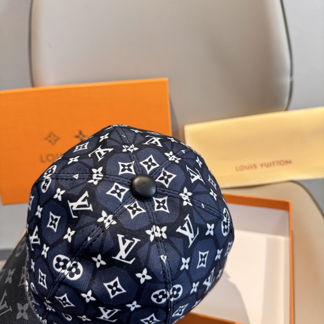 LV高仿深藍幾何Monogram棒球帽潮流精品男女款| 11 LV高仿深藍幾何Monogram棒球帽潮流精品男女款