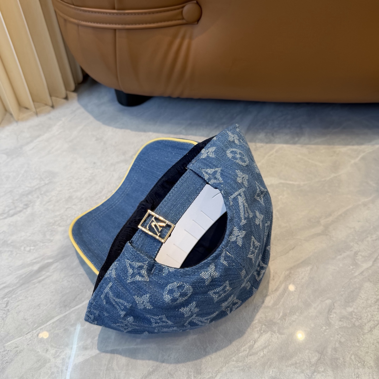 LV原單藍色丹寧Monogram鴨舌帽精品休閒款| 13 LV原單藍色丹寧Monogram鴨舌帽精品休閒款