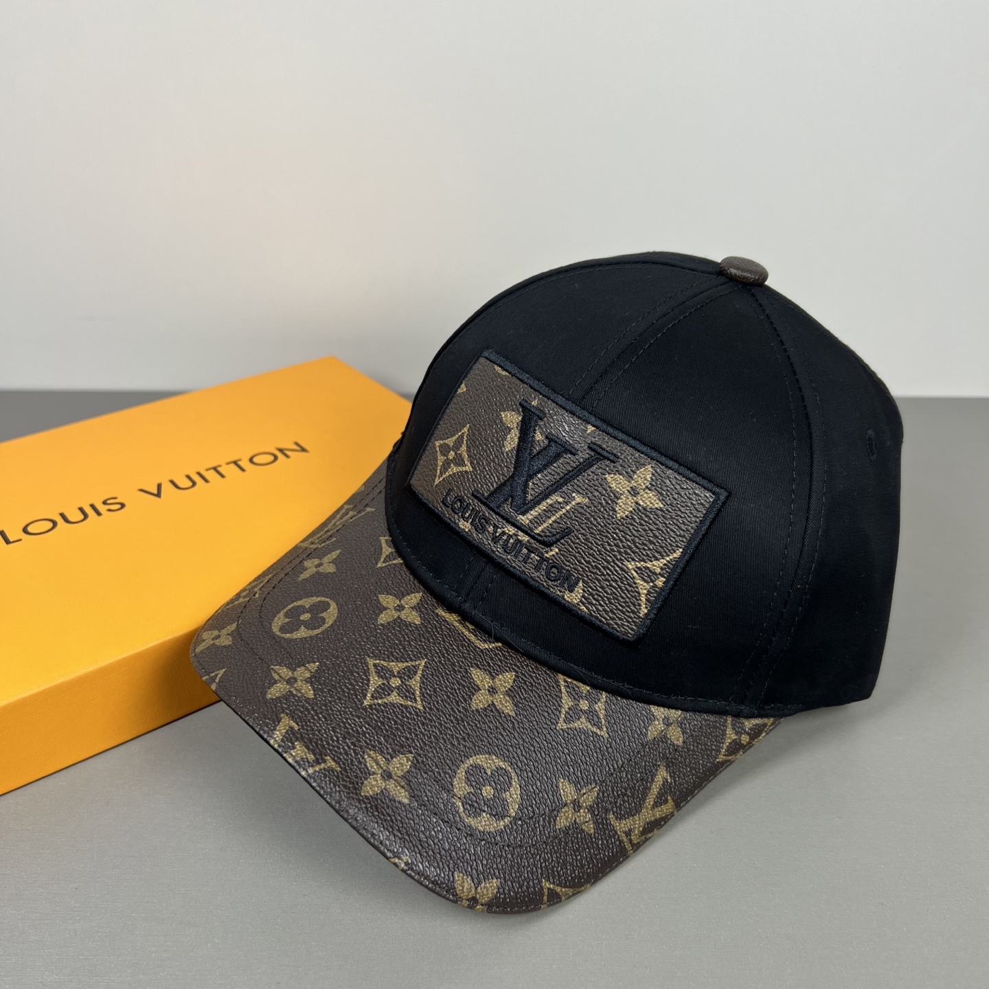 LV原單黑色Monogram老花棒球帽潮流精品帽| 12 LV原單黑色Monogram老花棒球帽潮流精品帽