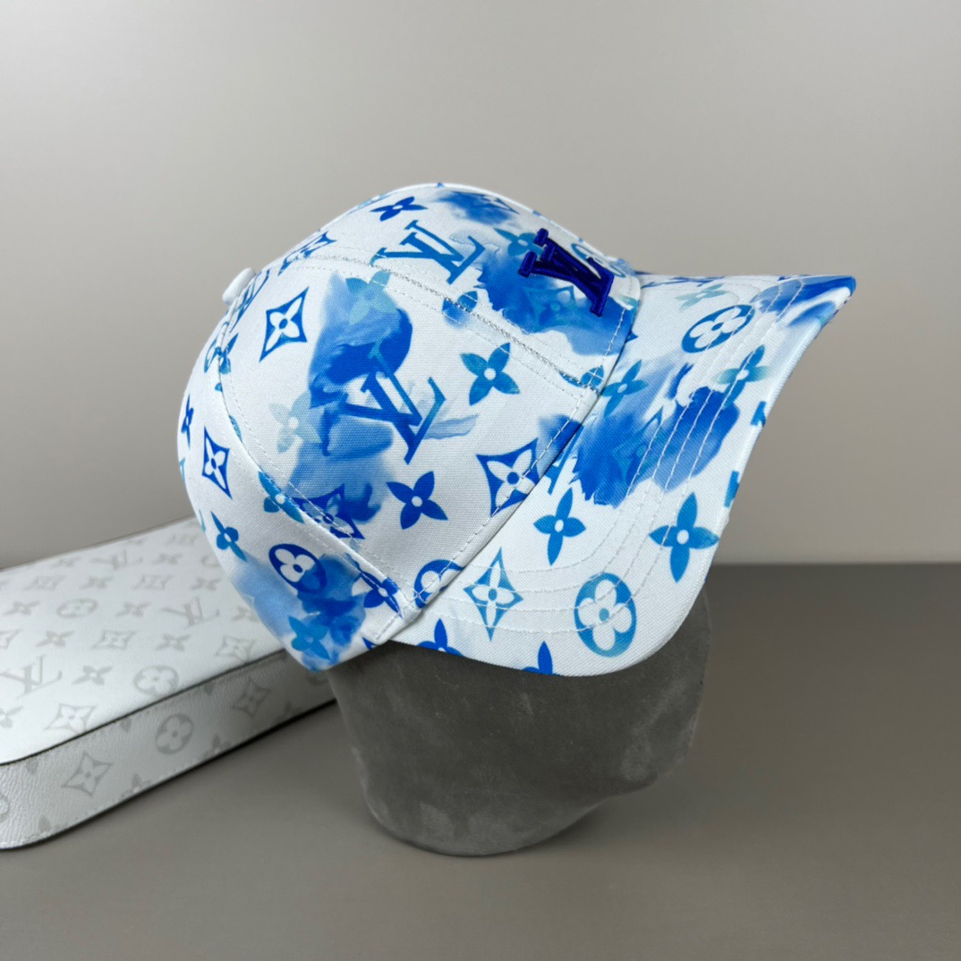 LV高仿白色Monogram拼接鴨舌帽精品帽款| 13 LV高仿白色Monogram拼接鴨舌帽精品帽款