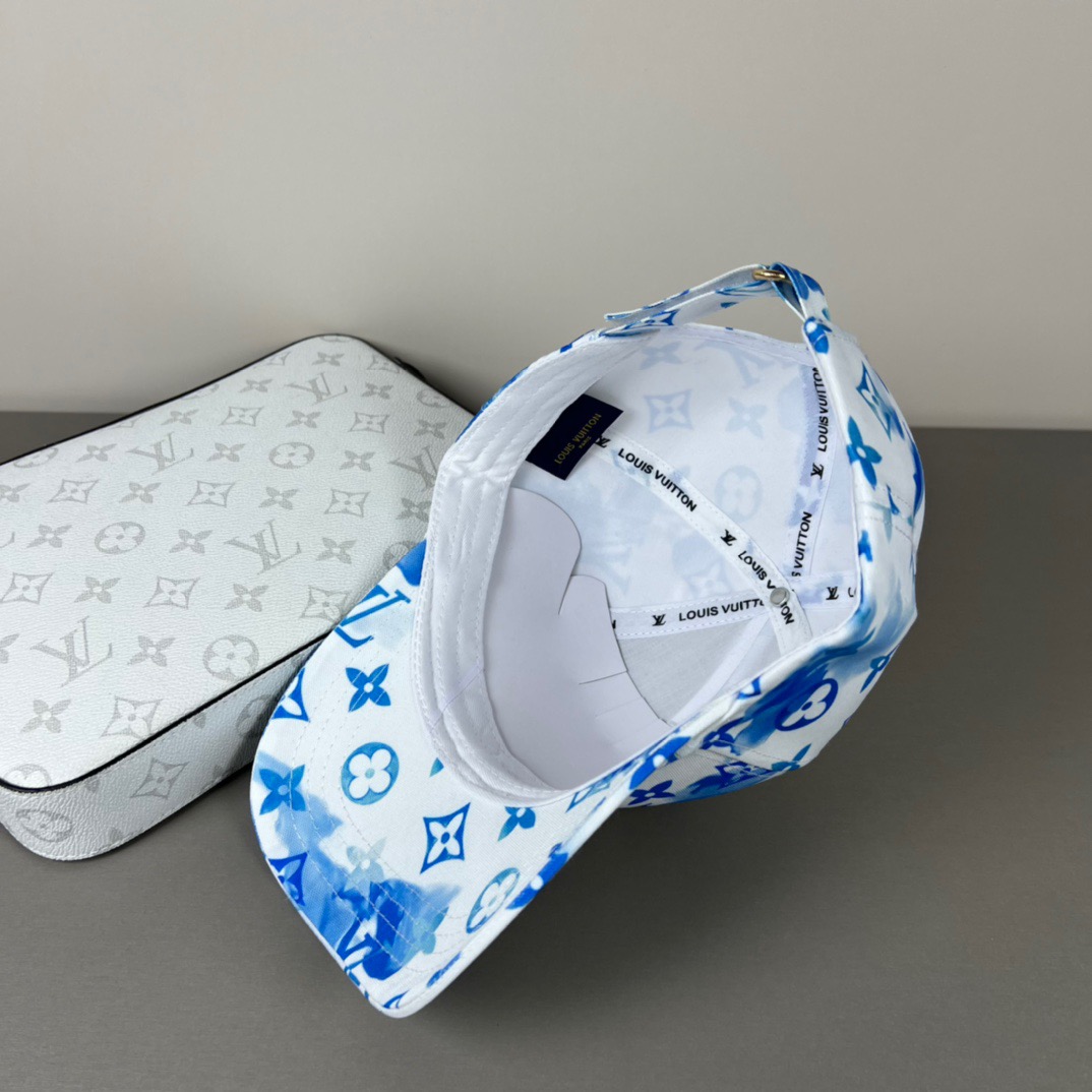 LV高仿白色Monogram拼接鴨舌帽精品帽款| 9 LV高仿白色Monogram拼接鴨舌帽精品帽款