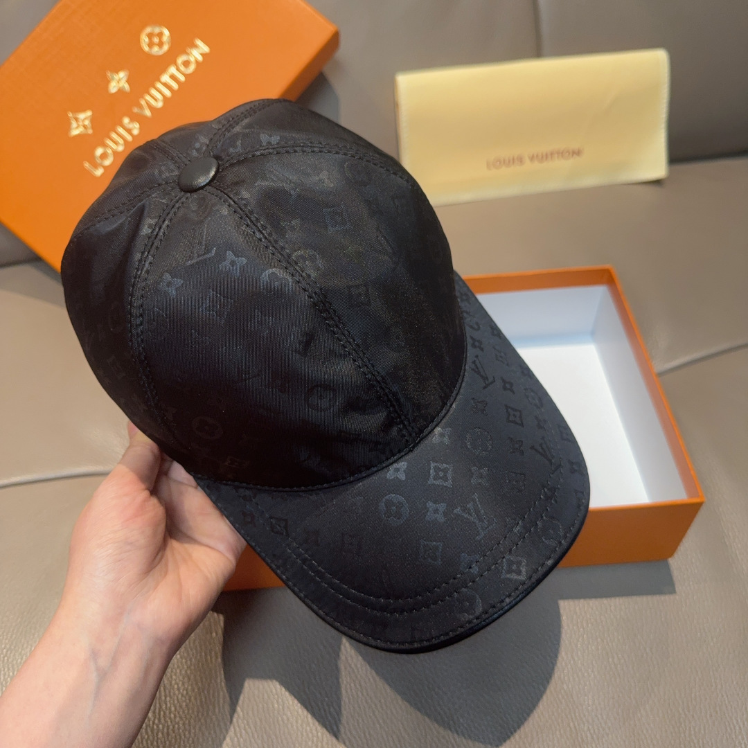 LV原單黑藍潑墨Monogram精品棒球帽| 12 LV原單黑藍潑墨Monogram精品棒球帽