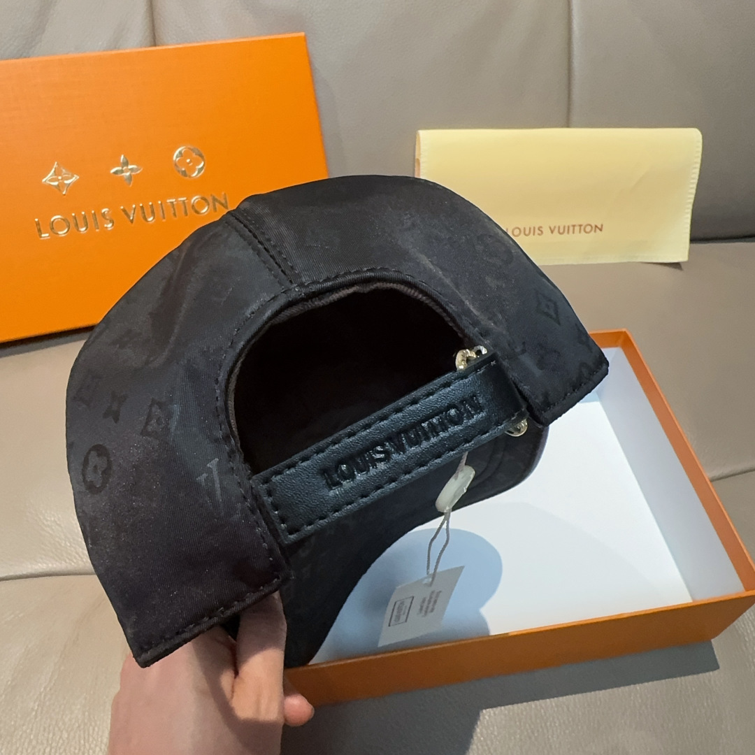 LV原單黑藍潑墨Monogram精品棒球帽| 8 LV原單黑藍潑墨Monogram精品棒球帽