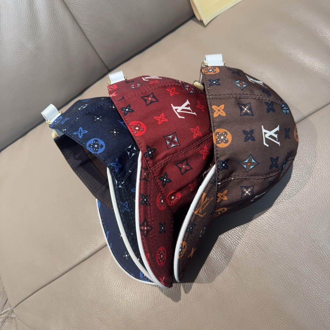 LV高仿酒紅Monogram潮流棒球帽精品帽款| 7 LV高仿酒紅Monogram潮流棒球帽精品帽款