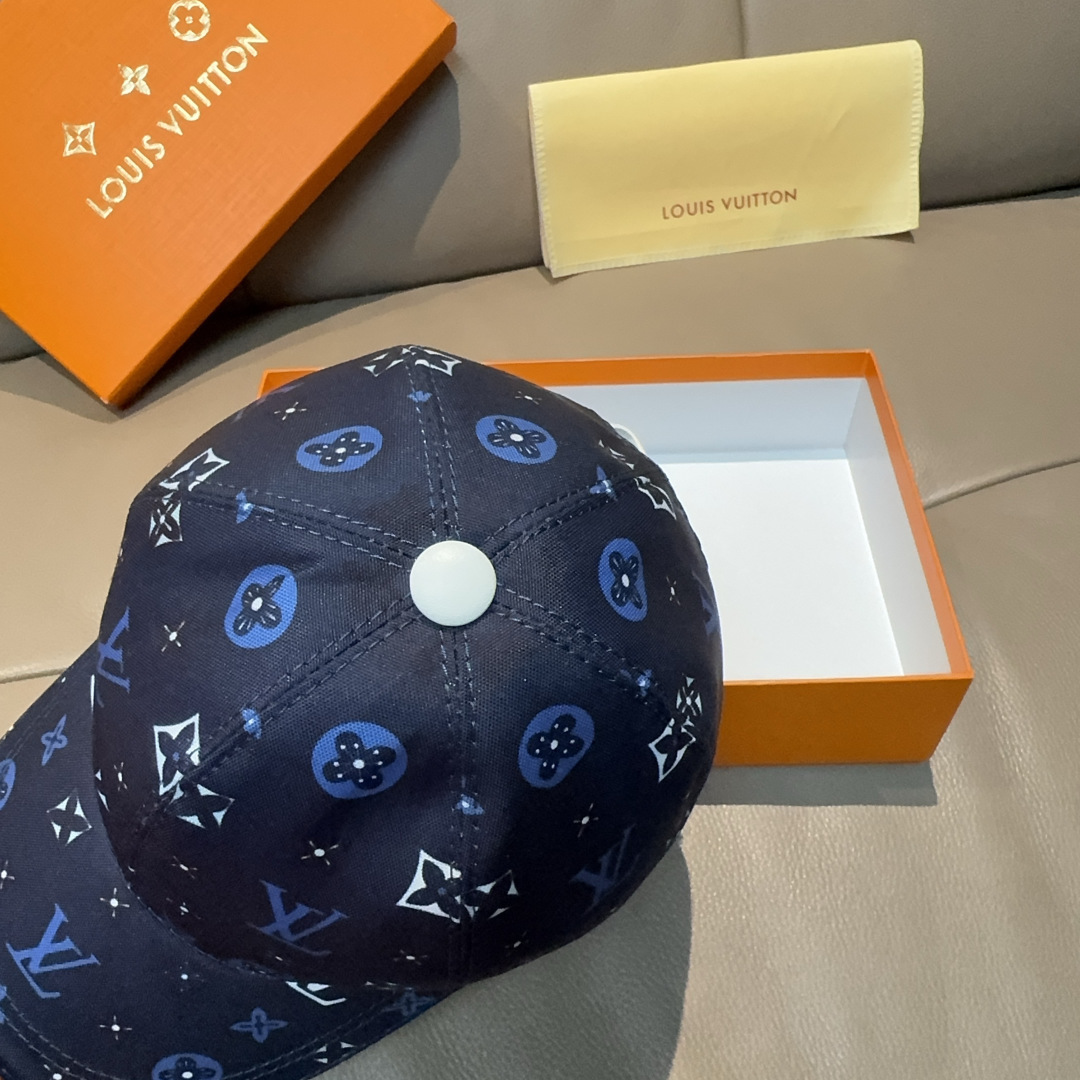 LV原單深藍Monogram精品棒球帽時尚百搭款| 10 LV原單深藍Monogram精品棒球帽時尚百搭款
