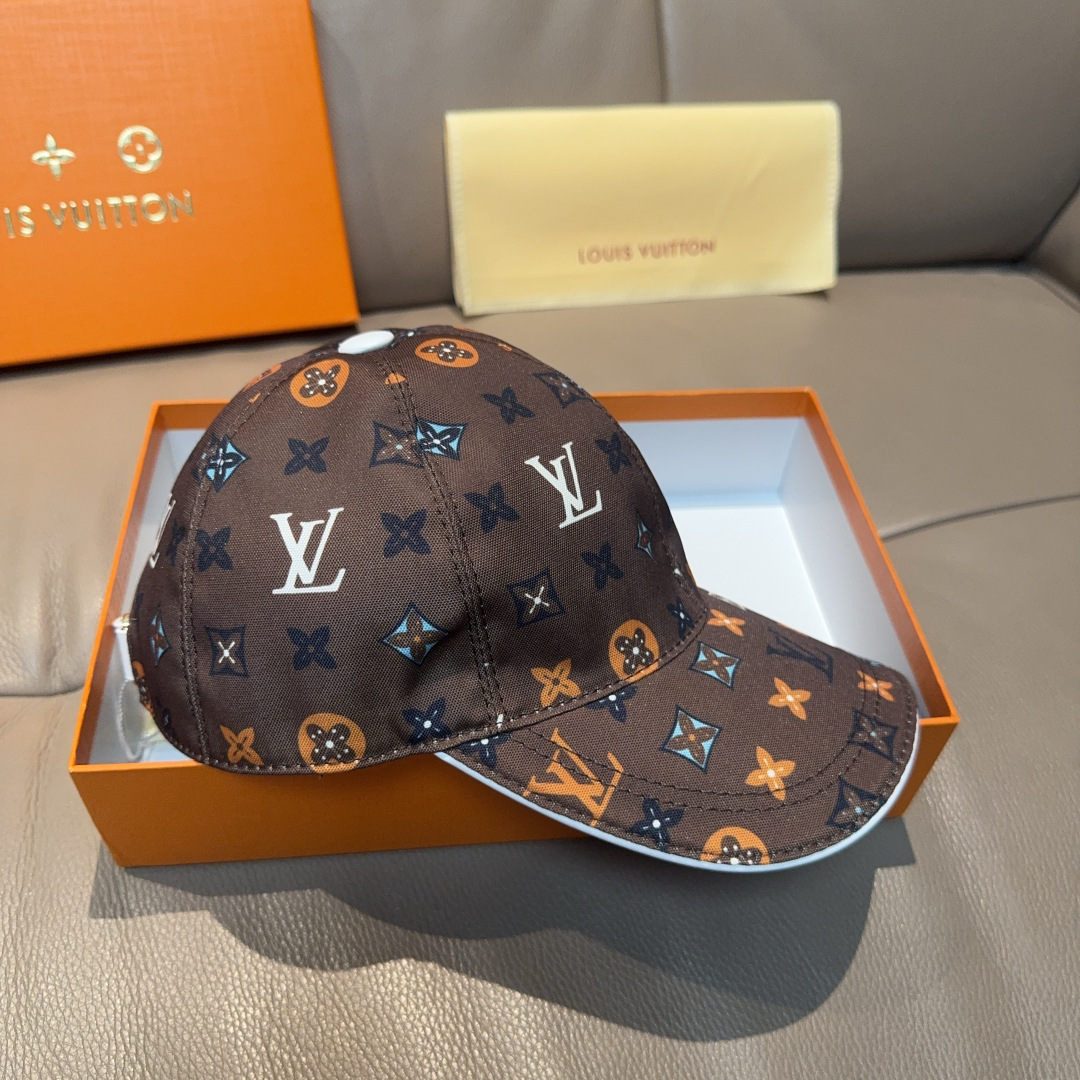 LV高仿咖啡色Monogram棒球帽精品休閒帽| 13 LV高仿咖啡色Monogram棒球帽精品休閒帽