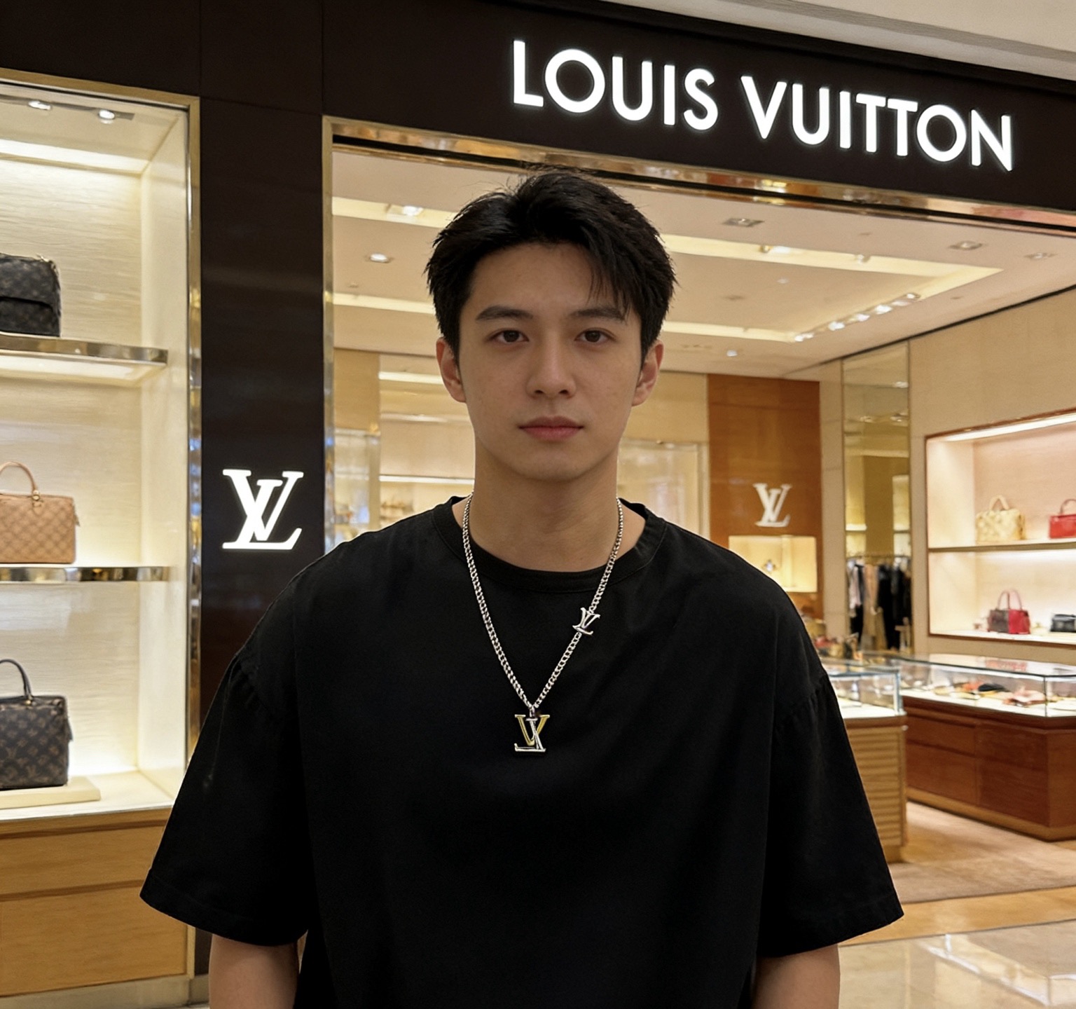 LV一比一雙鏈彩色LOGO項鍊 潮流疊戴設計男女同款精品飾品| 12 LV一比一雙鏈彩色LOGO項鍊 潮流疊戴設計男女同款精品飾品
