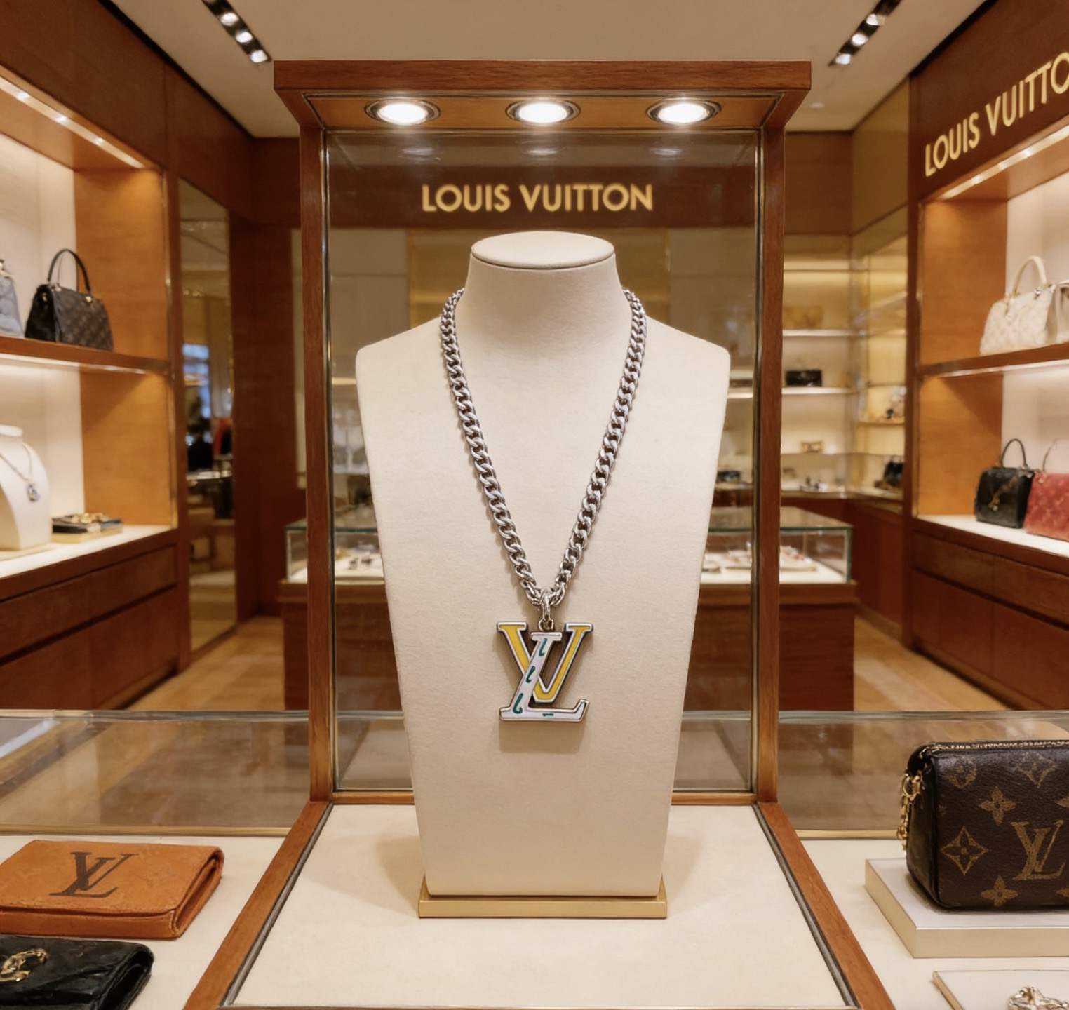LV一比一雙鏈彩色LOGO項鍊 潮流疊戴設計男女同款精品飾品| 10 LV一比一雙鏈彩色LOGO項鍊 潮流疊戴設計男女同款精品飾品