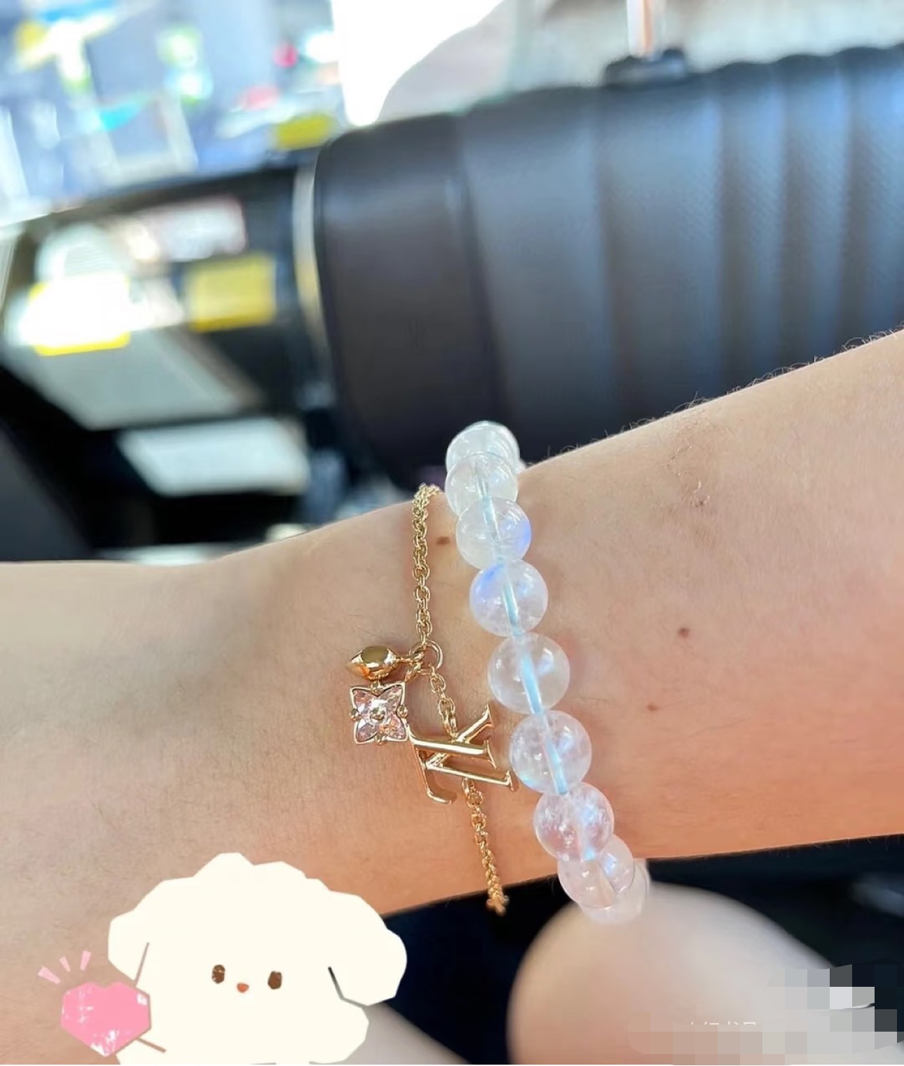 LV A貨雙吊墜拼接項鍊 金銀配色設計時尚百搭精品| 9 LV A貨雙吊墜拼接項鍊 金銀配色設計時尚百搭精品