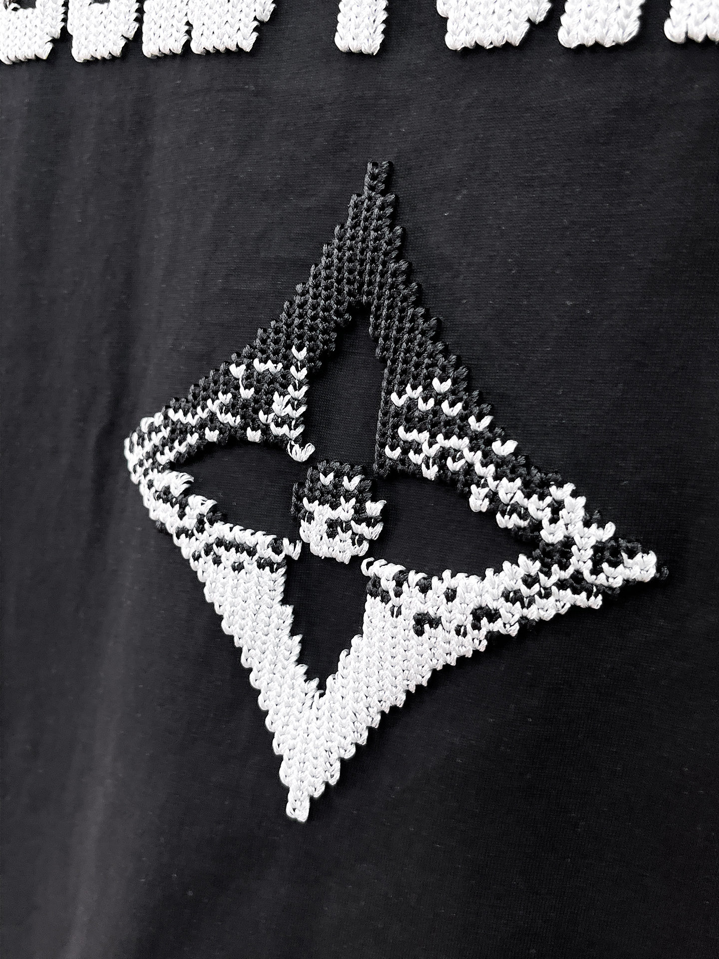 LV A貨男款漸層LOGO刺繡短袖T恤 黑色低調款| 15 LV A貨男款漸層LOGO刺繡短袖T恤 黑色低調款