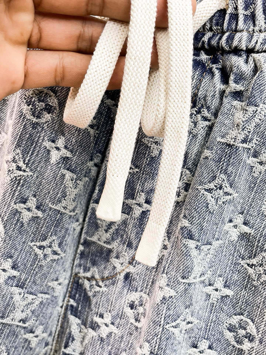 LV一比一Monogram丹寧短褲復古水洗牛仔五分褲| 10 LV一比一Monogram丹寧短褲復古水洗牛仔五分褲