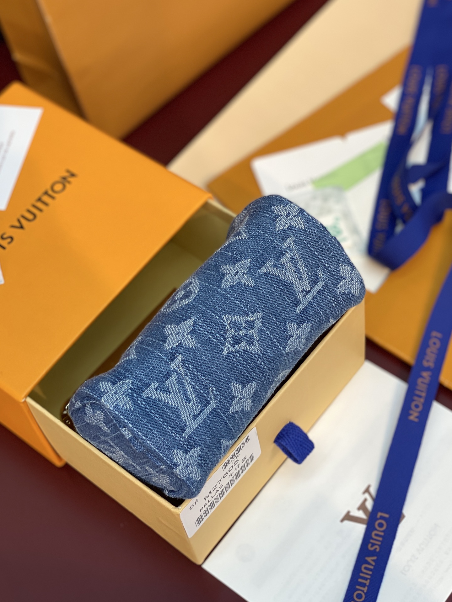 LV高仿Monogram牛仔丹寧零錢包 藍色拉鏈短夾| 11 LV高仿Monogram牛仔丹寧零錢包 藍色拉鏈短夾