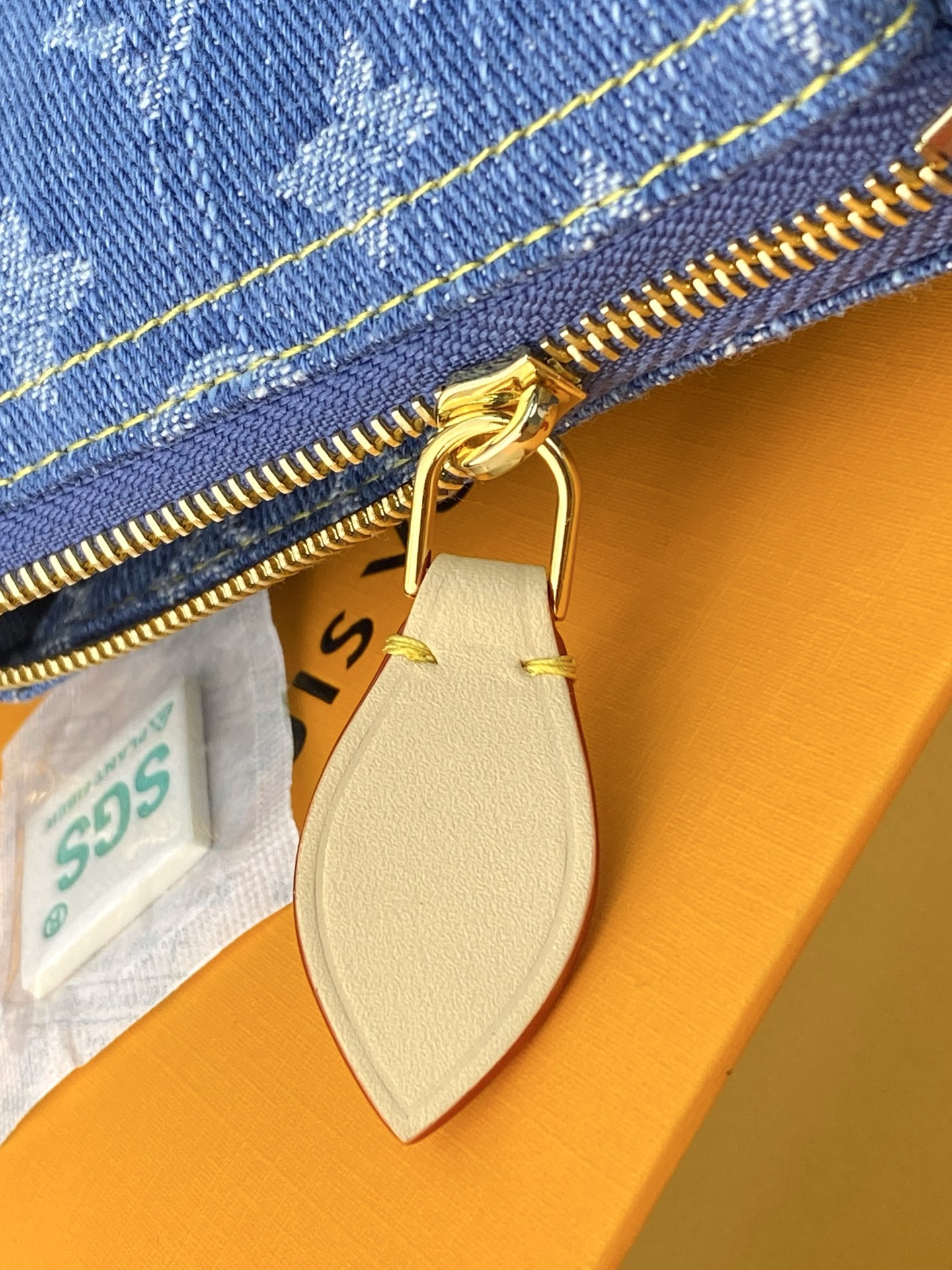 LV高仿Monogram牛仔丹寧零錢包 藍色拉鏈短夾| 8 LV高仿Monogram牛仔丹寧零錢包 藍色拉鏈短夾