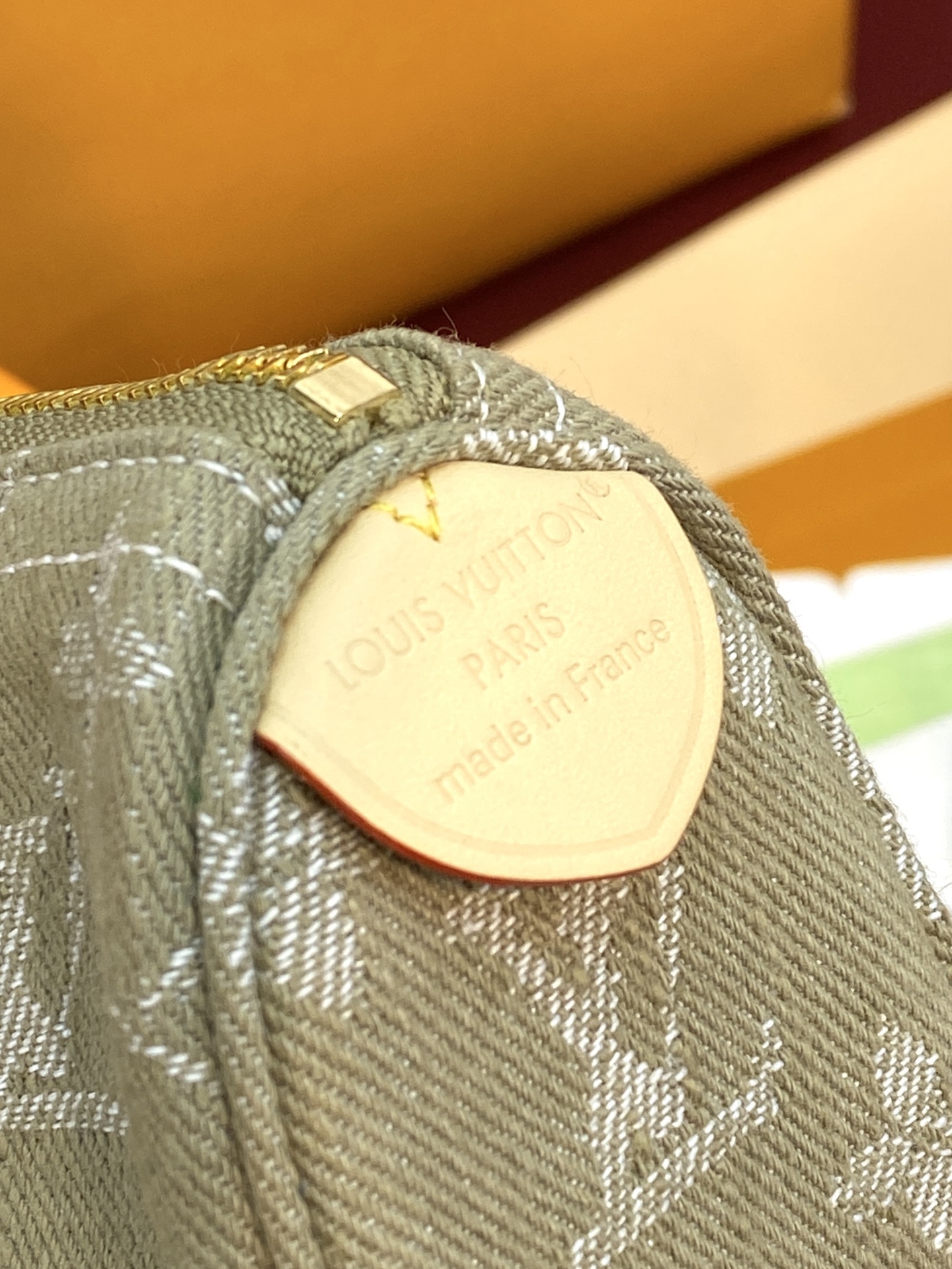LV一比一Monogram灰色牛仔零錢包 精品拉鏈短夾| 9 LV一比一Monogram灰色牛仔零錢包 精品拉鏈短夾