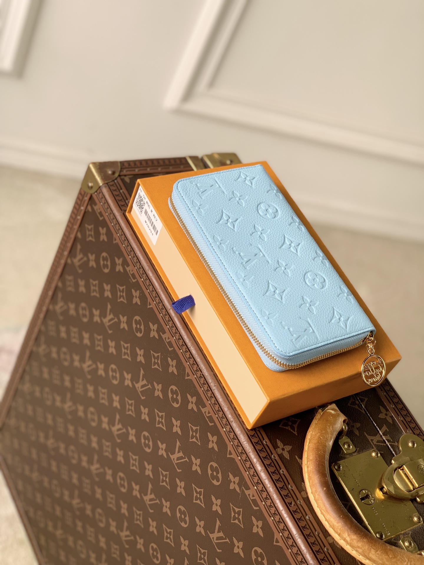 LV一比一Monogram天空藍長夾 精品拉鏈錢包| 13 LV一比一Monogram天空藍長夾 精品拉鏈錢包