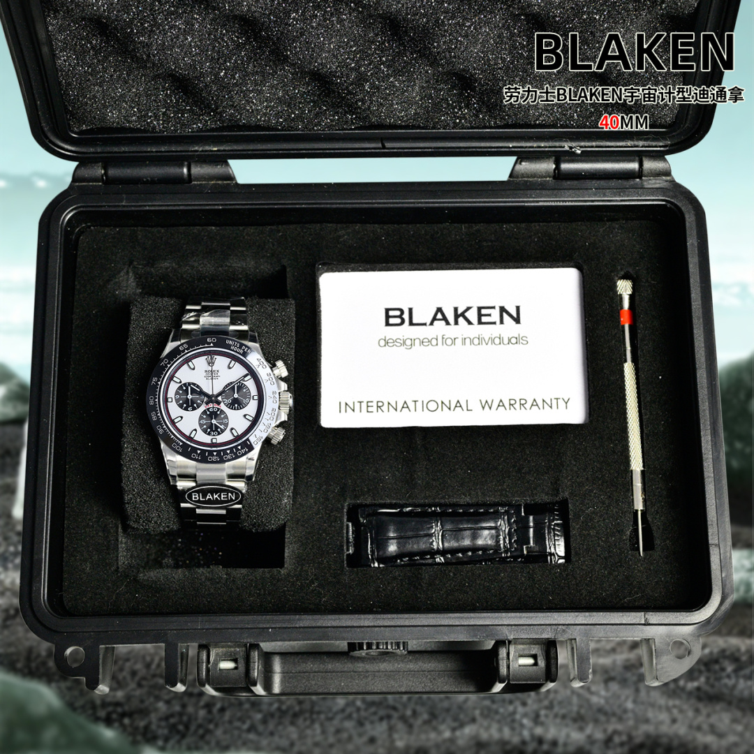 高仿Rolex迪通拿Blaken熊貓盤40mm高仿計時機械男錶| 8 高仿Rolex迪通拿Blaken熊貓盤40mm高仿計時機械男錶