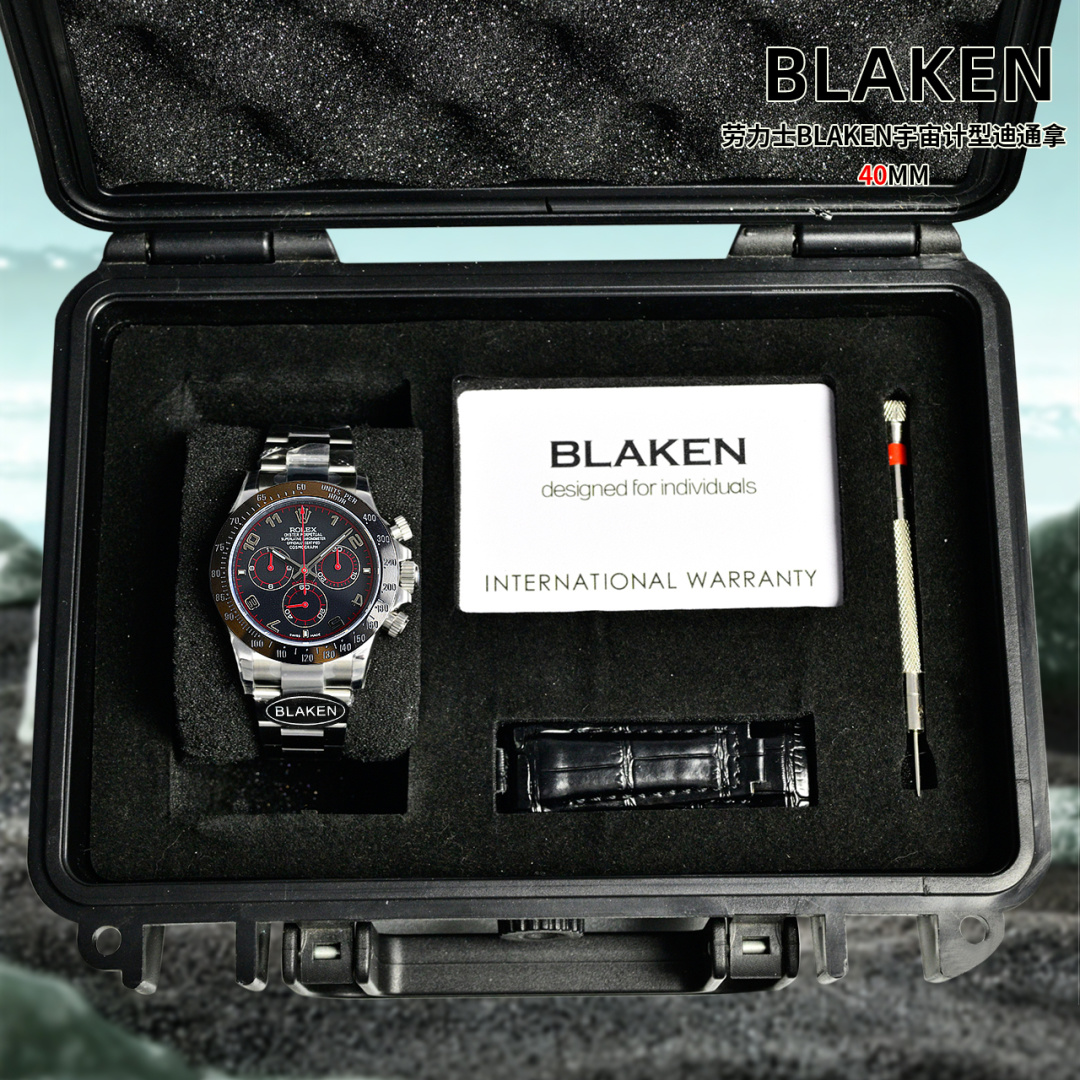一比一Rolex迪通拿黑紅盤運動計時高仿機械男錶| 8 一比一Rolex迪通拿黑紅盤運動計時高仿機械男錶