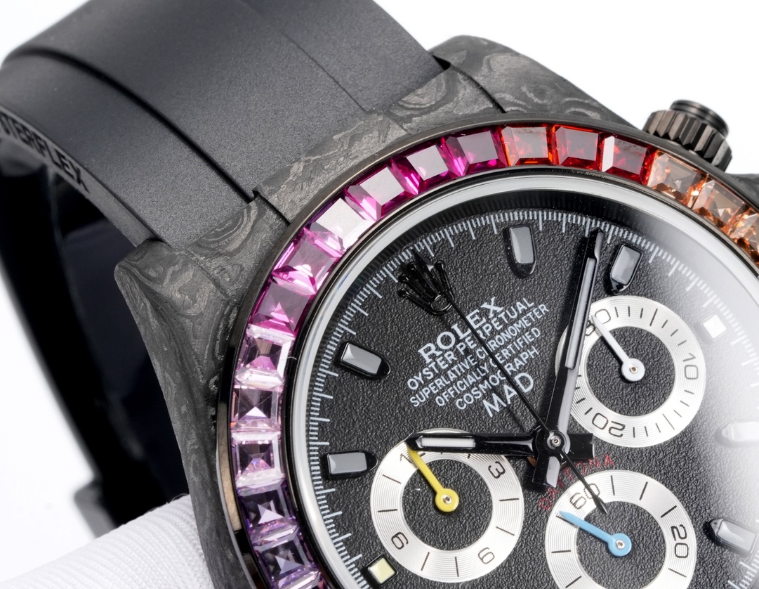 一比一Rolex迪通拿碳纖維彩虹圈高仿機械腕錶| 12 一比一Rolex迪通拿碳纖維彩虹圈高仿機械腕錶