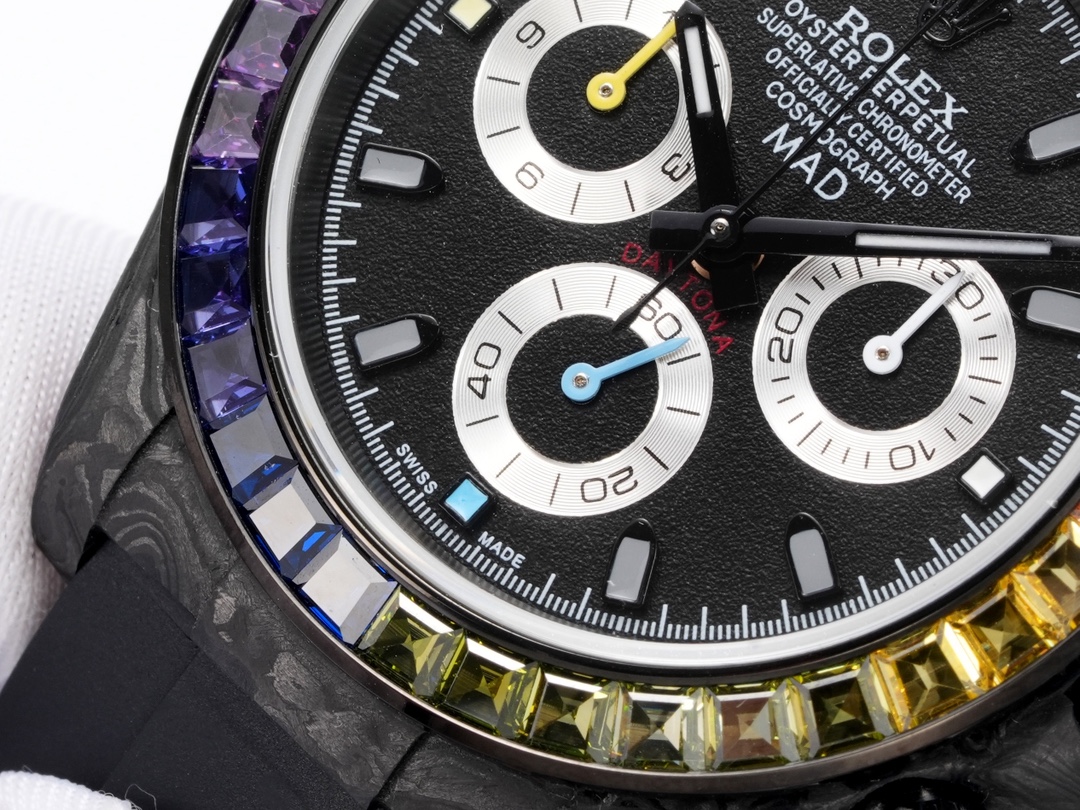 一比一Rolex迪通拿碳纖維彩虹圈高仿機械腕錶| 11 一比一Rolex迪通拿碳纖維彩虹圈高仿機械腕錶