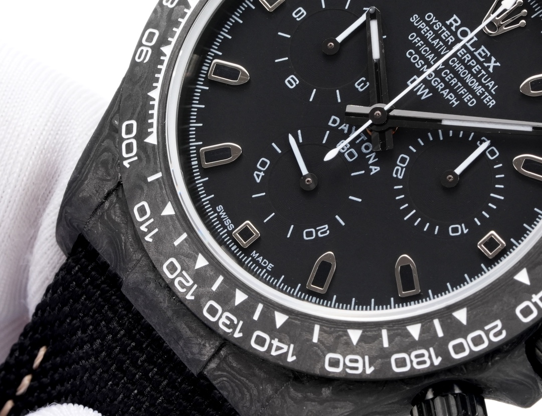 Rolex A貨 Daytona黑面經典計時腕錶 碳纖維運動款| 12 Rolex A貨 Daytona黑面經典計時腕錶 碳纖維運動款