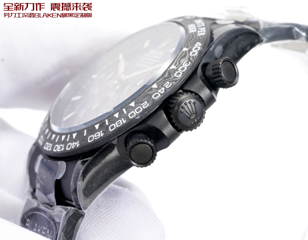 Rolex 一比一 Daytona藍面紅針計時腕錶 運動風| 12 Rolex 一比一 Daytona藍面紅針計時腕錶 運動風