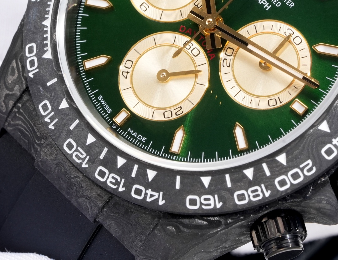 Rolex 原單 Daytona綠面金盤計時腕錶 高端款| 14 Rolex 原單 Daytona綠面金盤計時腕錶 高端款