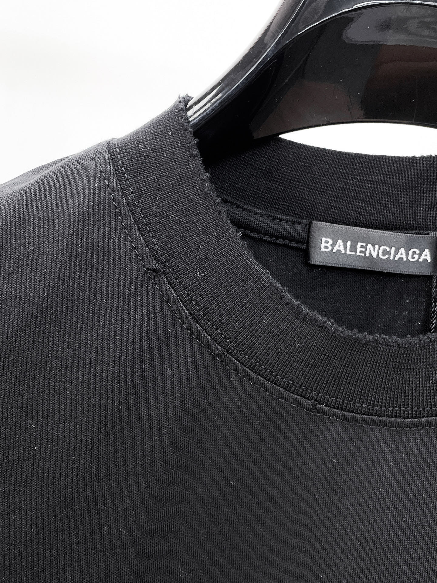 Balenciaga 一比一 男款短袖T恤 滴墨字母印花 潮流街頭風