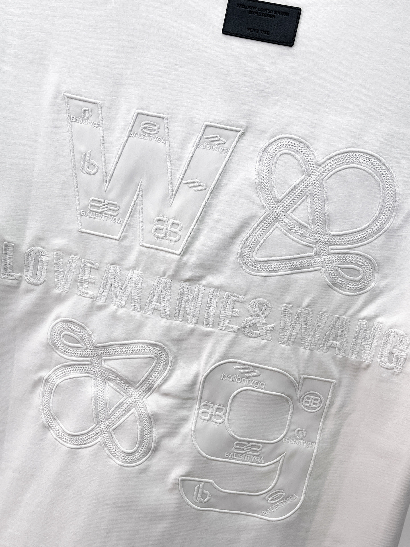 Balenciaga 原單 男款短袖T恤 立體壓紋Logo 簡約休閒款| 9 Balenciaga 原單 男款短袖T恤 立體壓紋Logo 簡約休閒款